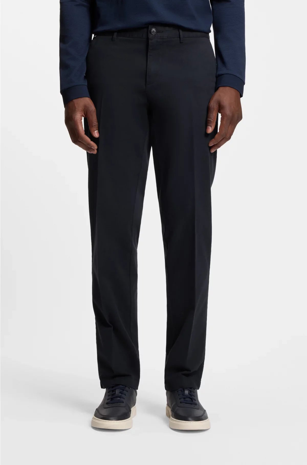 CHINO REGULAR FIT IN GABARDINE DI COTONE STRETCH
