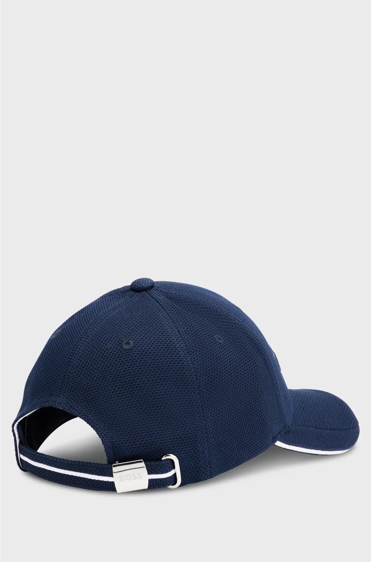 LOGO-EMBROIDERED CAP IN WOVEN PIQUE