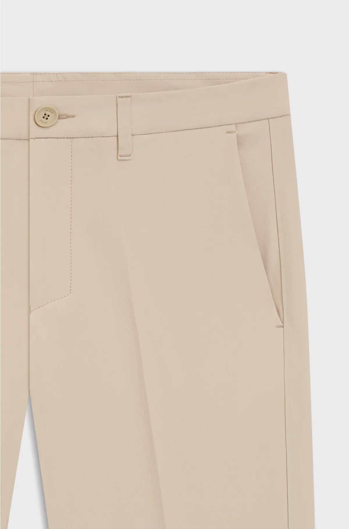 REGULAR-FIT TROUSERS IN WATER-REPELLENT STRETCH FABRIC