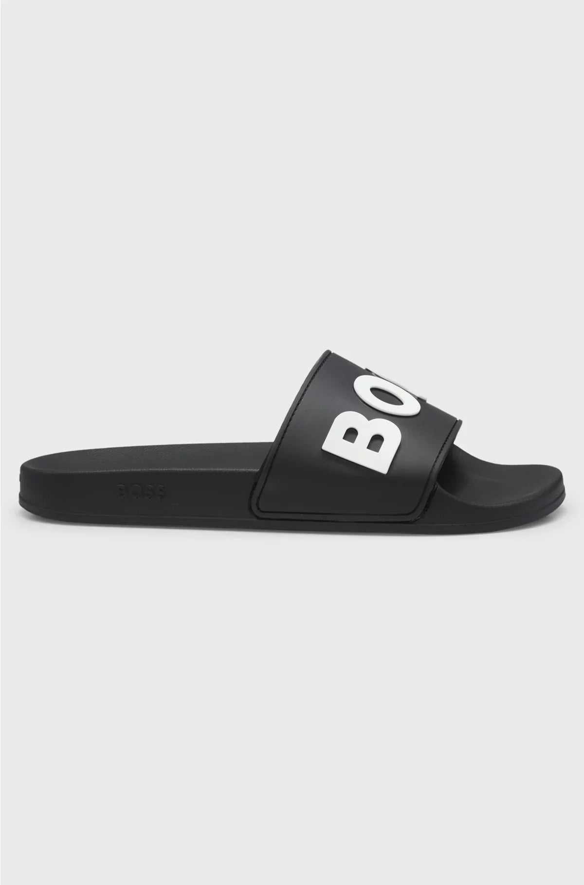 ITALIAN-MADE SLIDES WITH RAISED LOGO