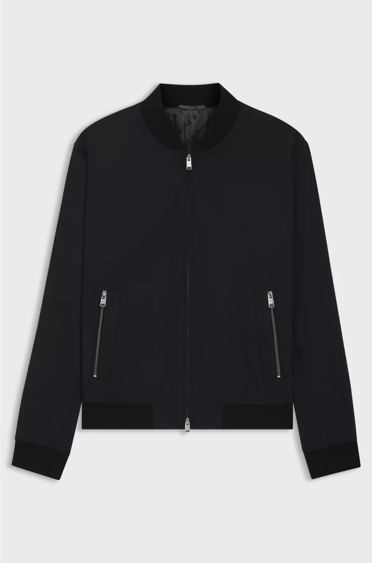 SLIM-FIT JACKET IN PERFORMANCE-STRETCH JERSEY