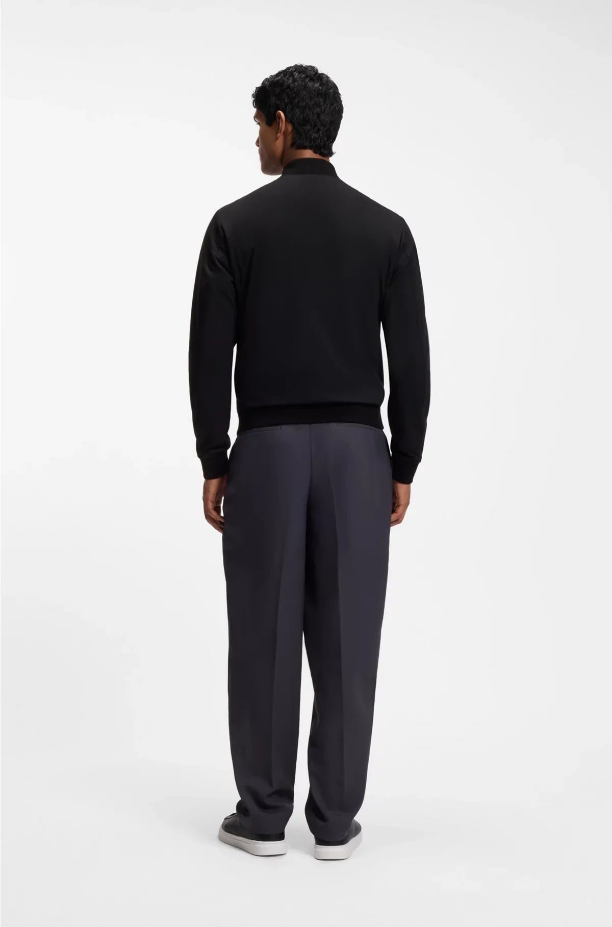 SLIM-FIT JACKET IN PERFORMANCE-STRETCH JERSEY