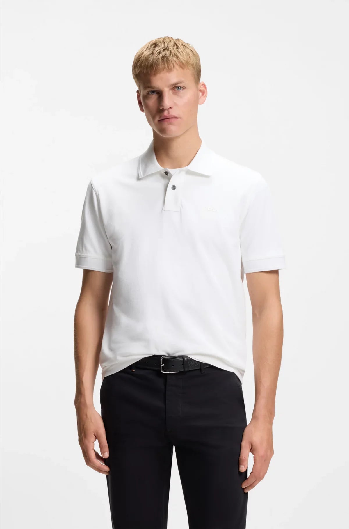 COTTON-PIQUE POLO SHIRT WITH LOGO PRINT