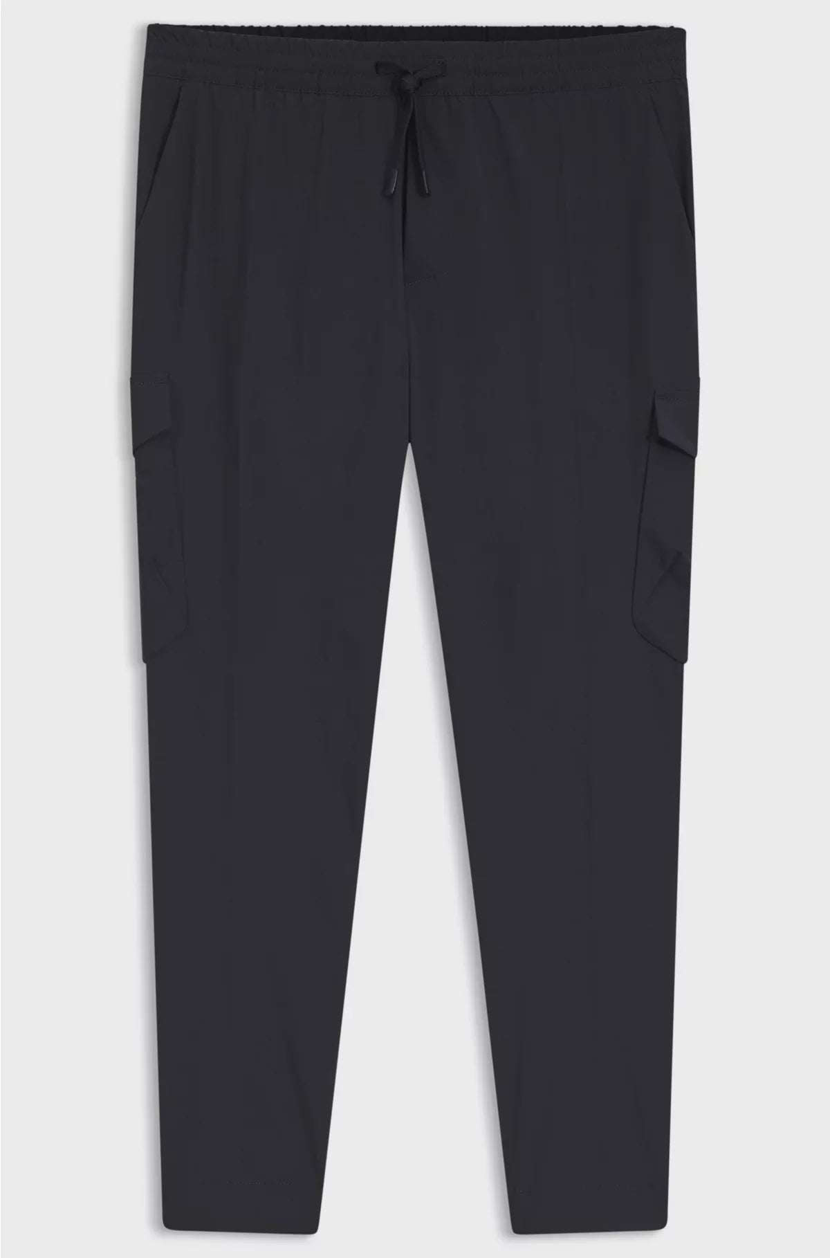 PANTALONI AFFUSOLATI IN POPELINE STRETCH NO-STIRO