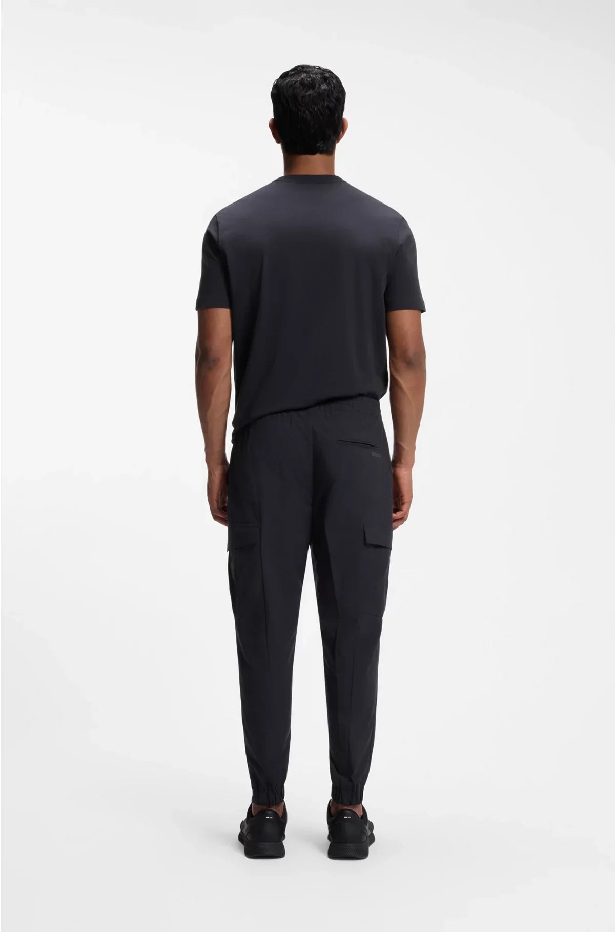 PANTALONI AFFUSOLATI IN POPELINE STRETCH NO-STIRO
