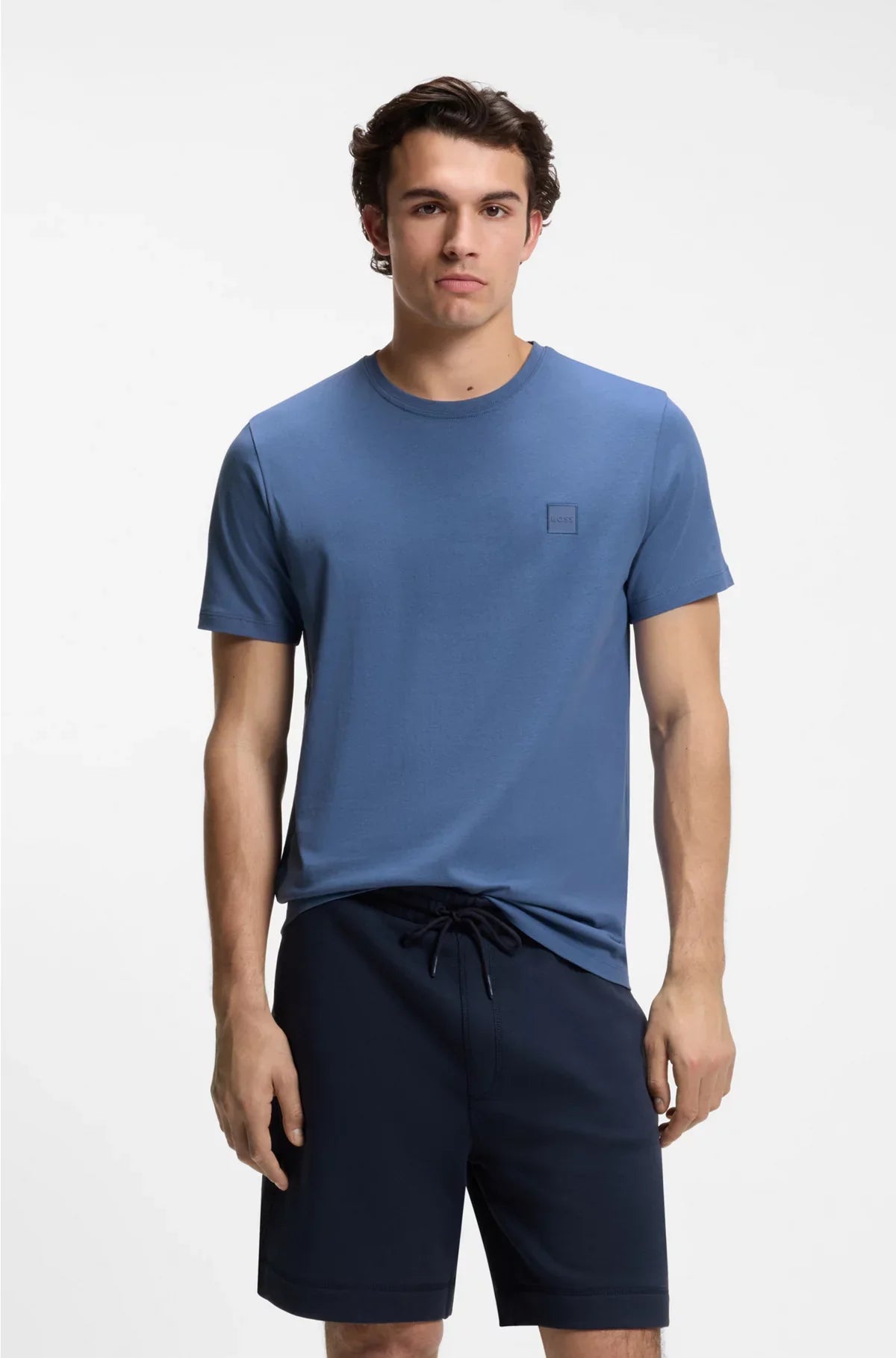 COTTON-JERSEY T-SHIRT WITH LOGO PATCH