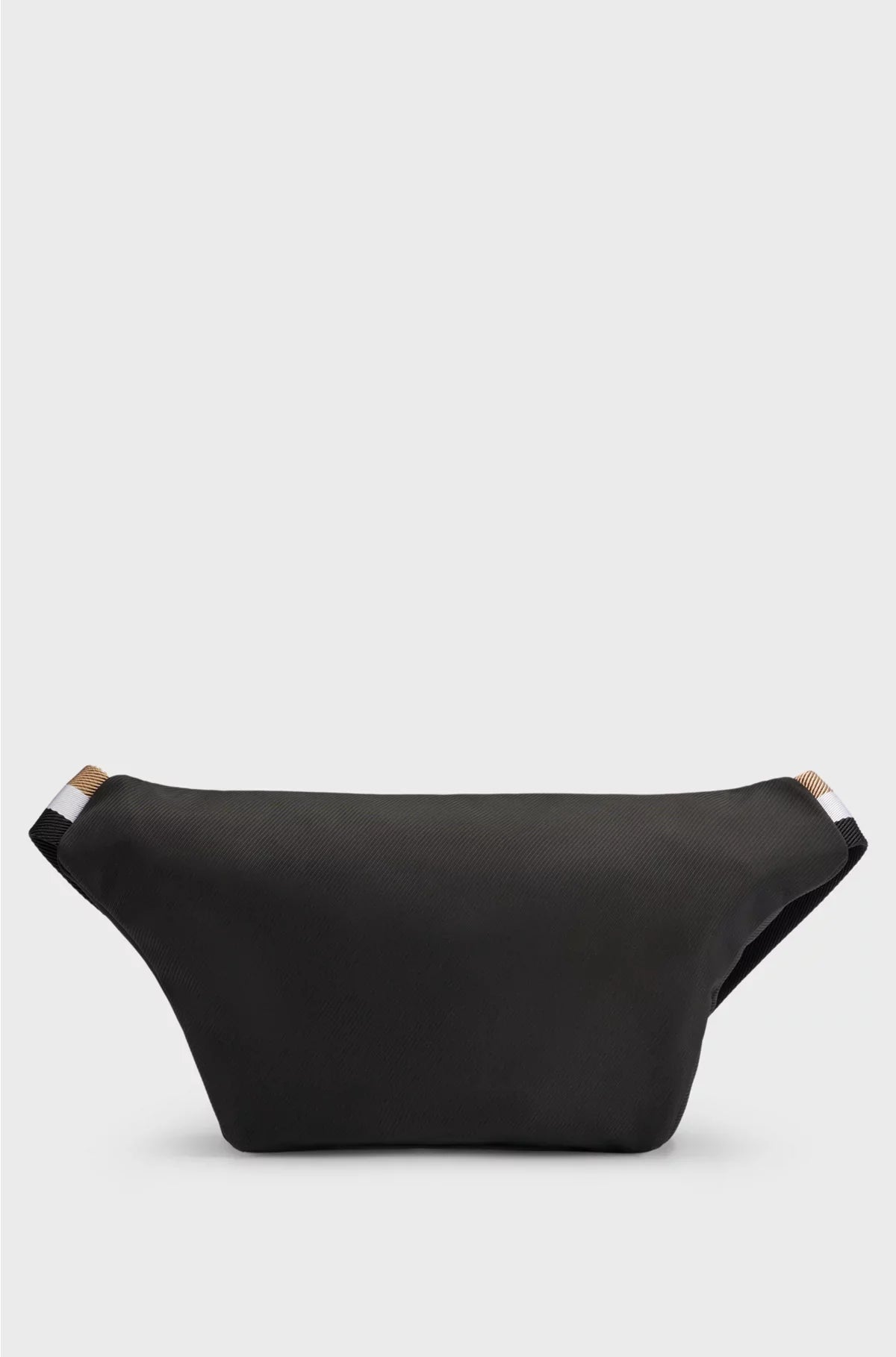 STRUCTURED BELT BAG WITH CONTRAST LOGO