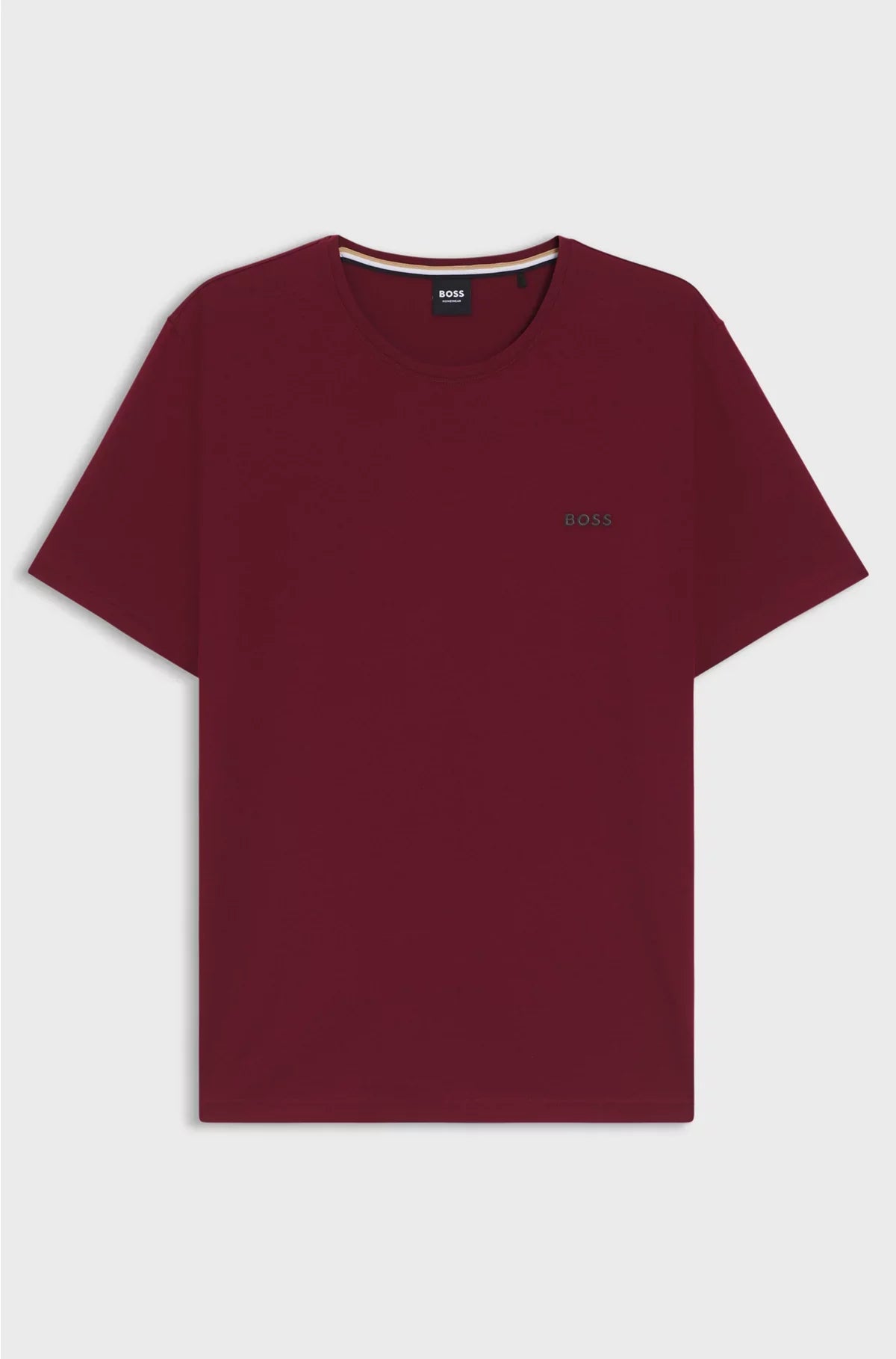 EMBROIDERED-LOGO T-SHIRT IN STRETCH COTTON