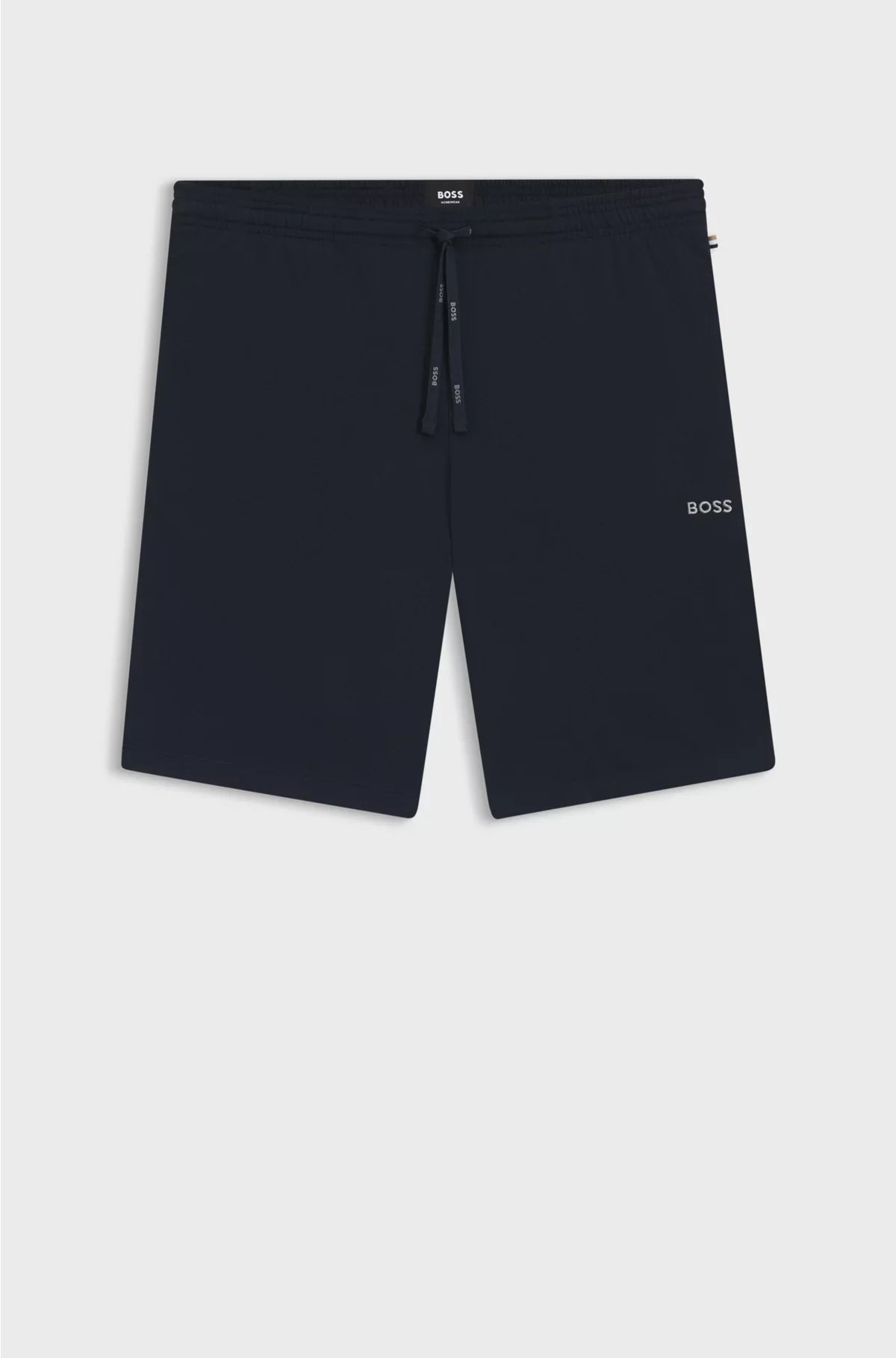 SHORTS IN JERSEY DI COTONE ELASTICIZZATO CON LOGO RICAMATO
