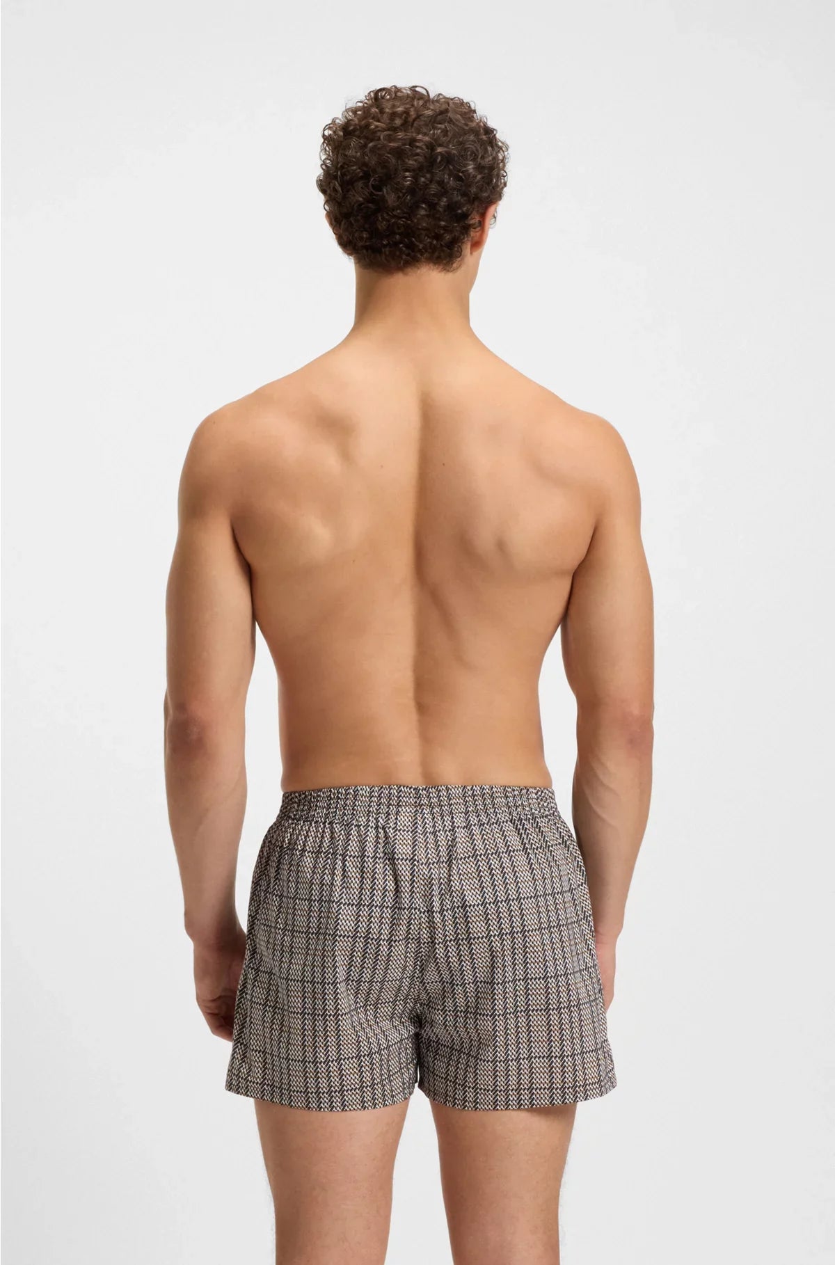 TWO-PACK OF COTTON-POPLIN PYJAMA SHORTS WITH LOGOS
