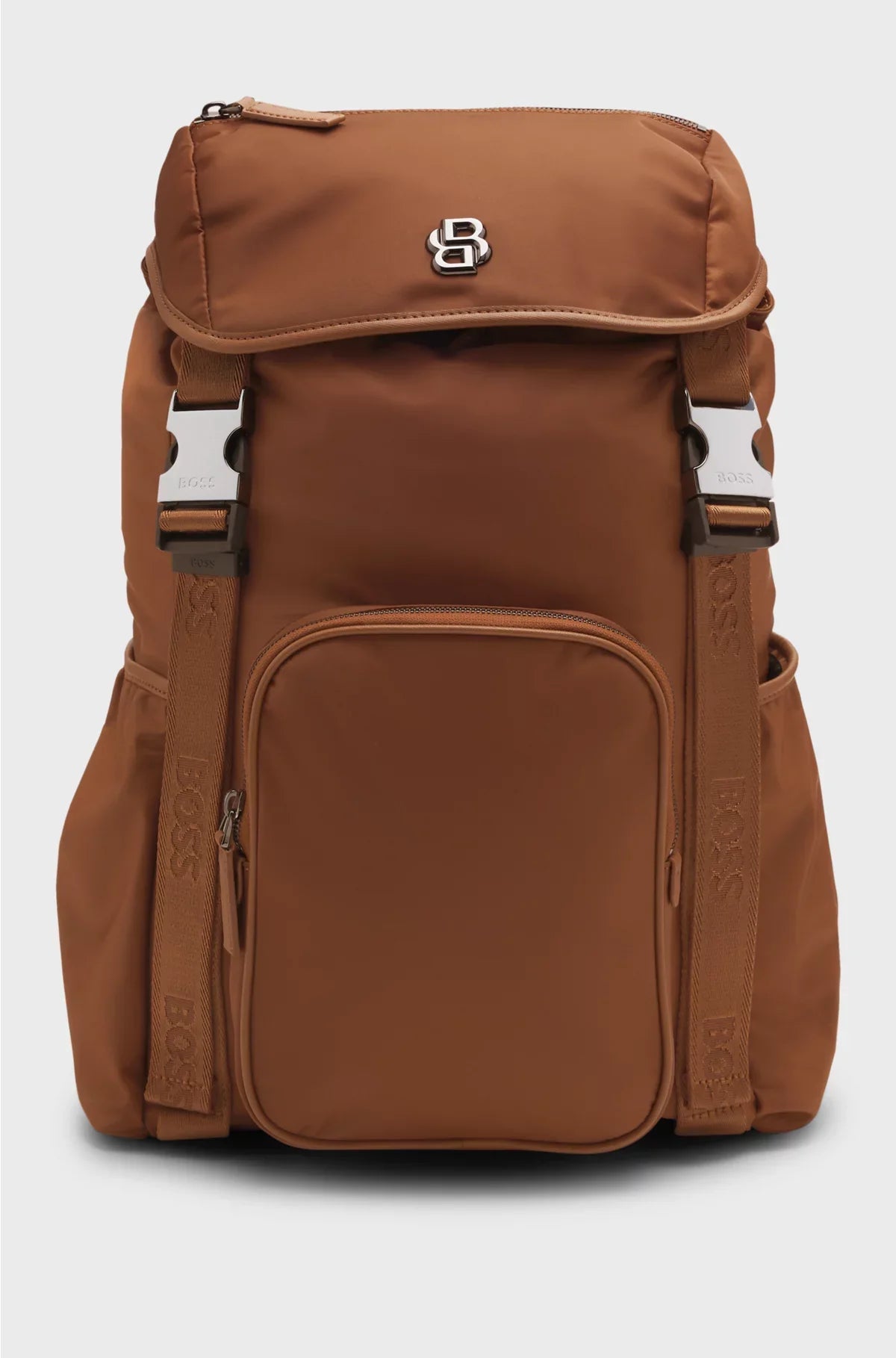 ZAINO IN TWILL CON MONOGRAMMA DOPPIA B