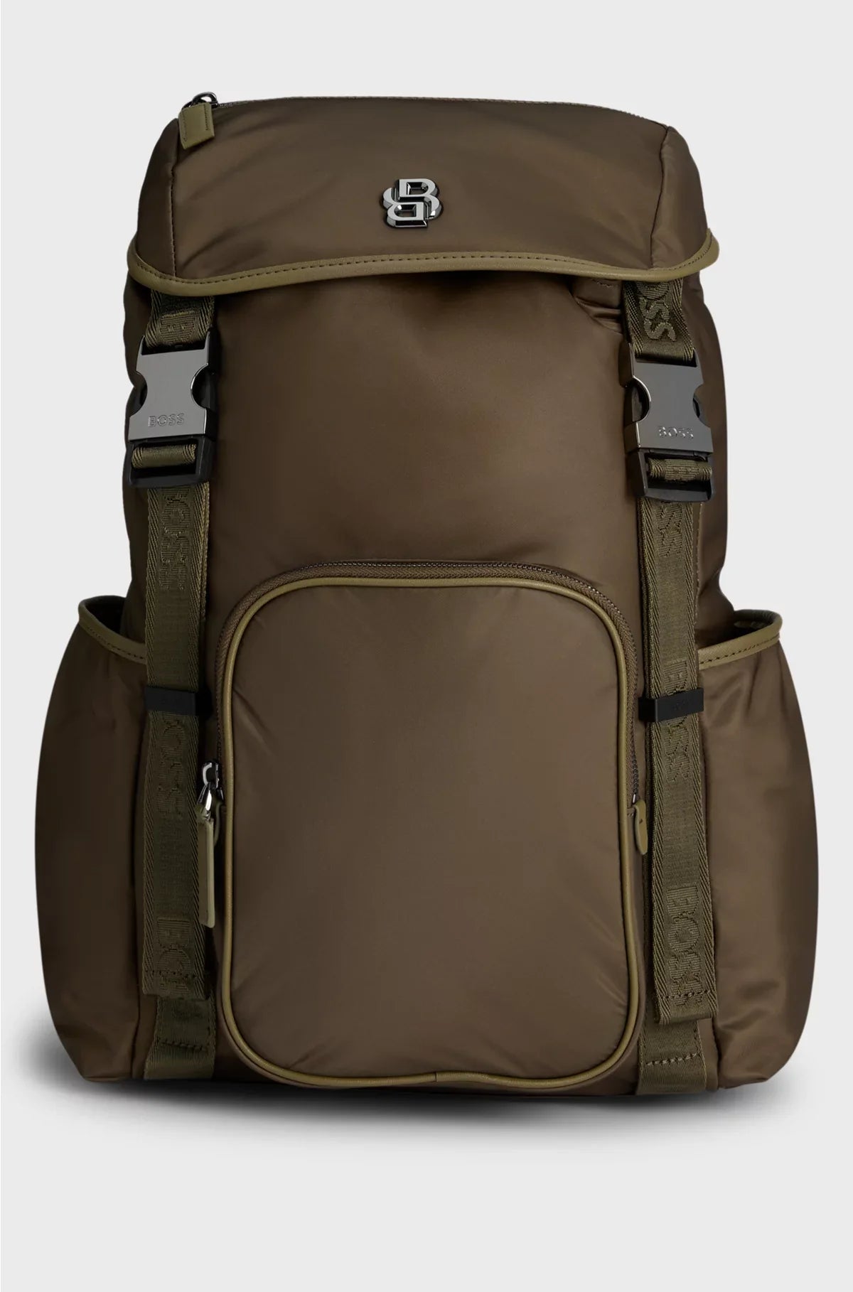 ZAINO IN TWILL CON MONOGRAMMA DOPPIA B