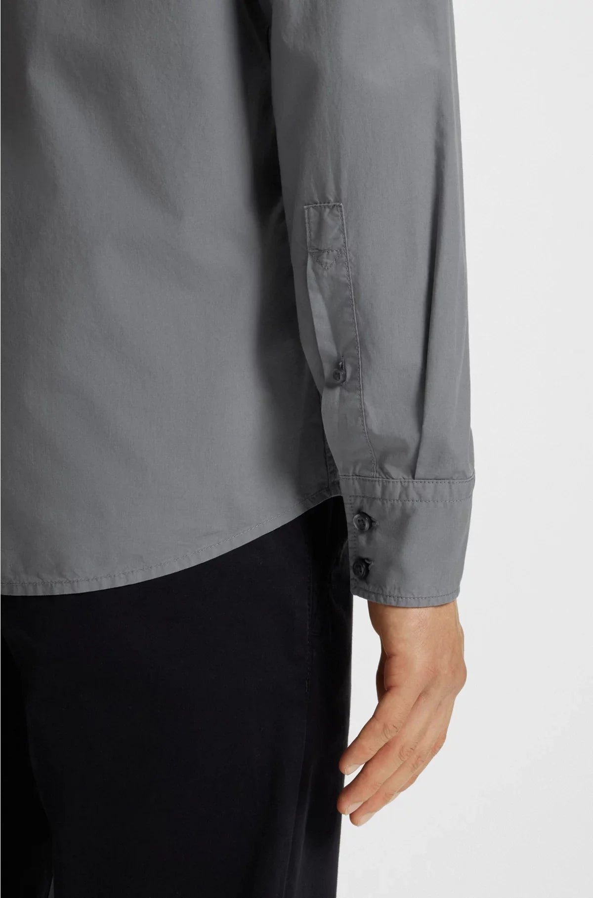CAMICIA REGULAR FIT IN POPELINE DI COTONE