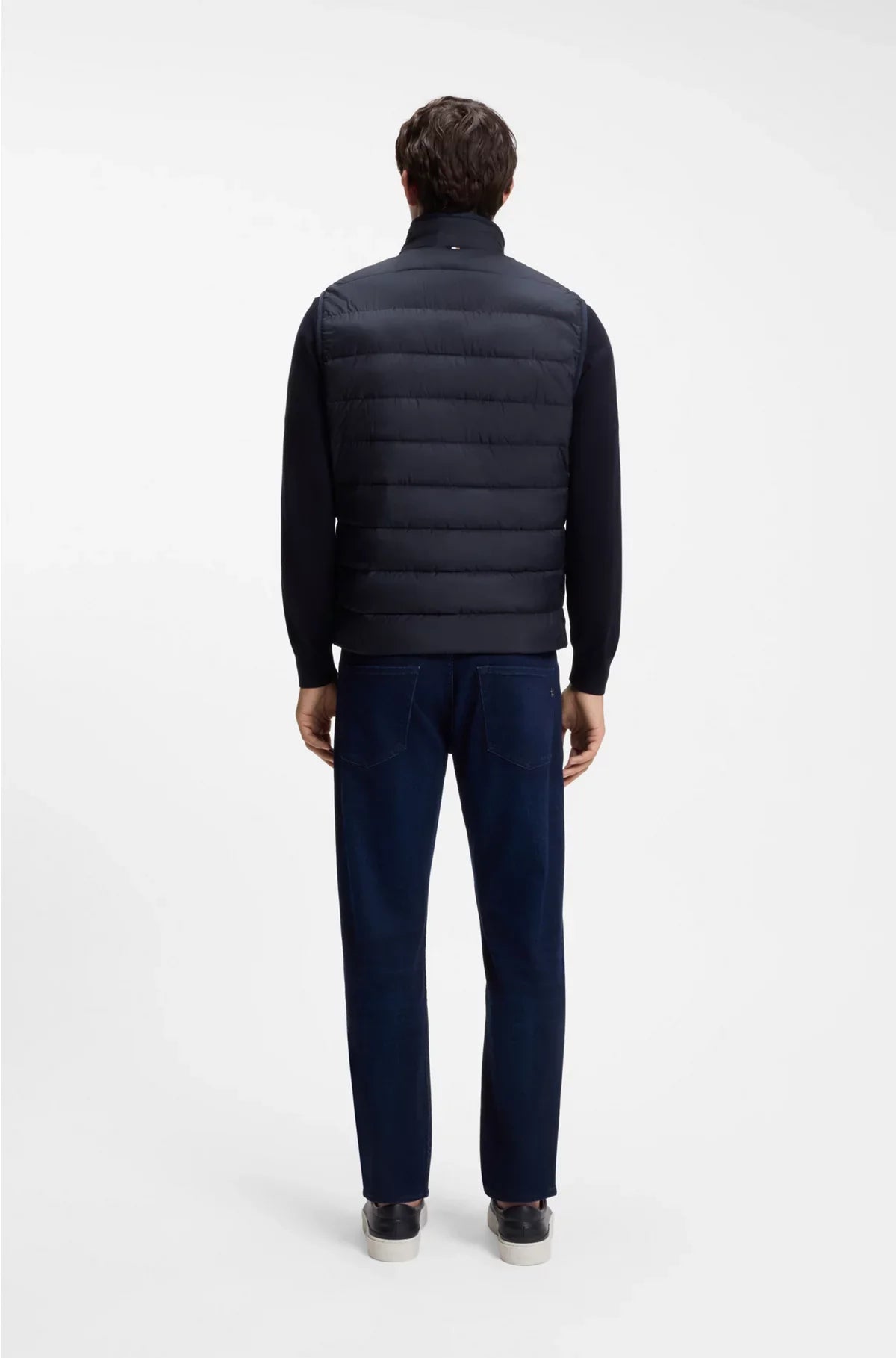 GILET IDROREPELLENTE CON LOGO TONO SU TONO