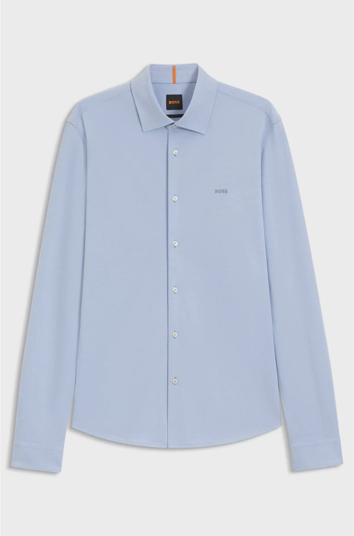 CAMICIA SLIM FIT IN PIQUET DI COTONE MÉLANGE