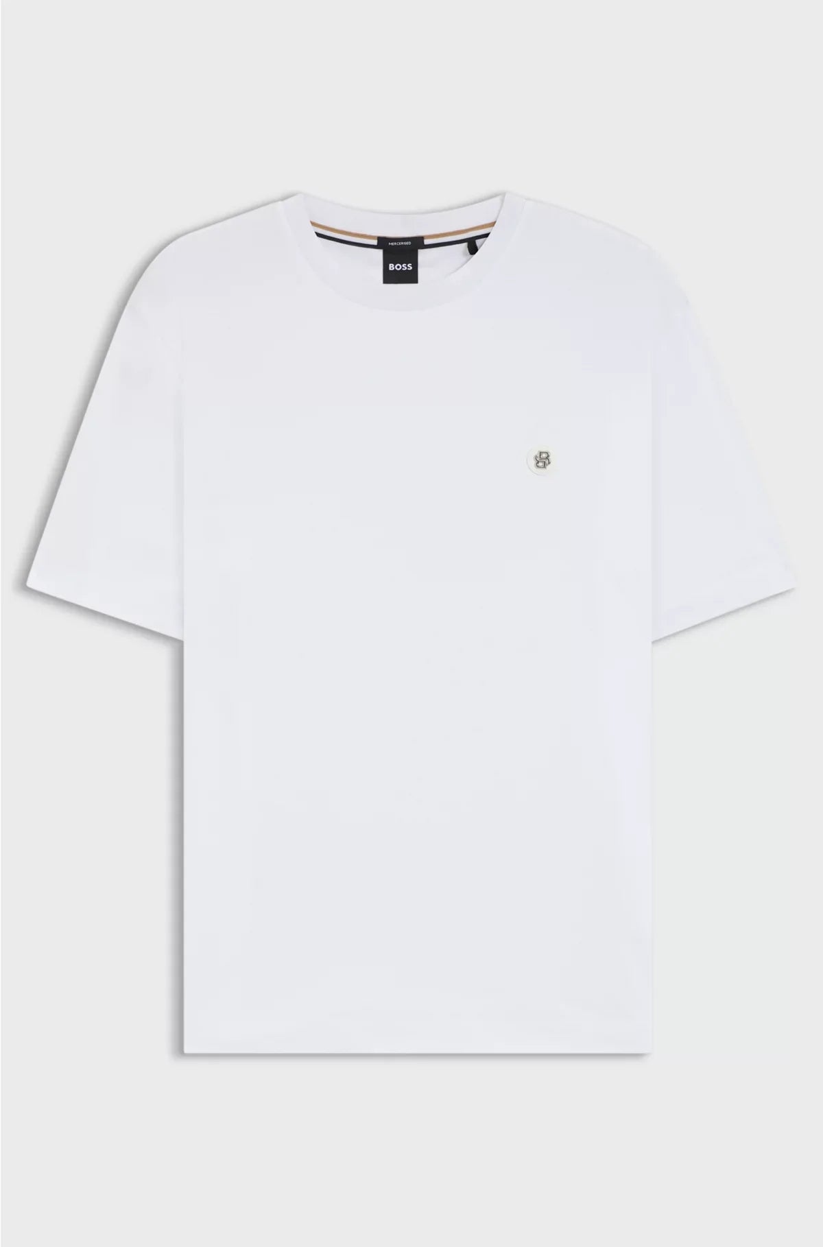 REGULAR-FIT T-SHIRT IN COTTON WITH DOUBLE B MONOGRAM