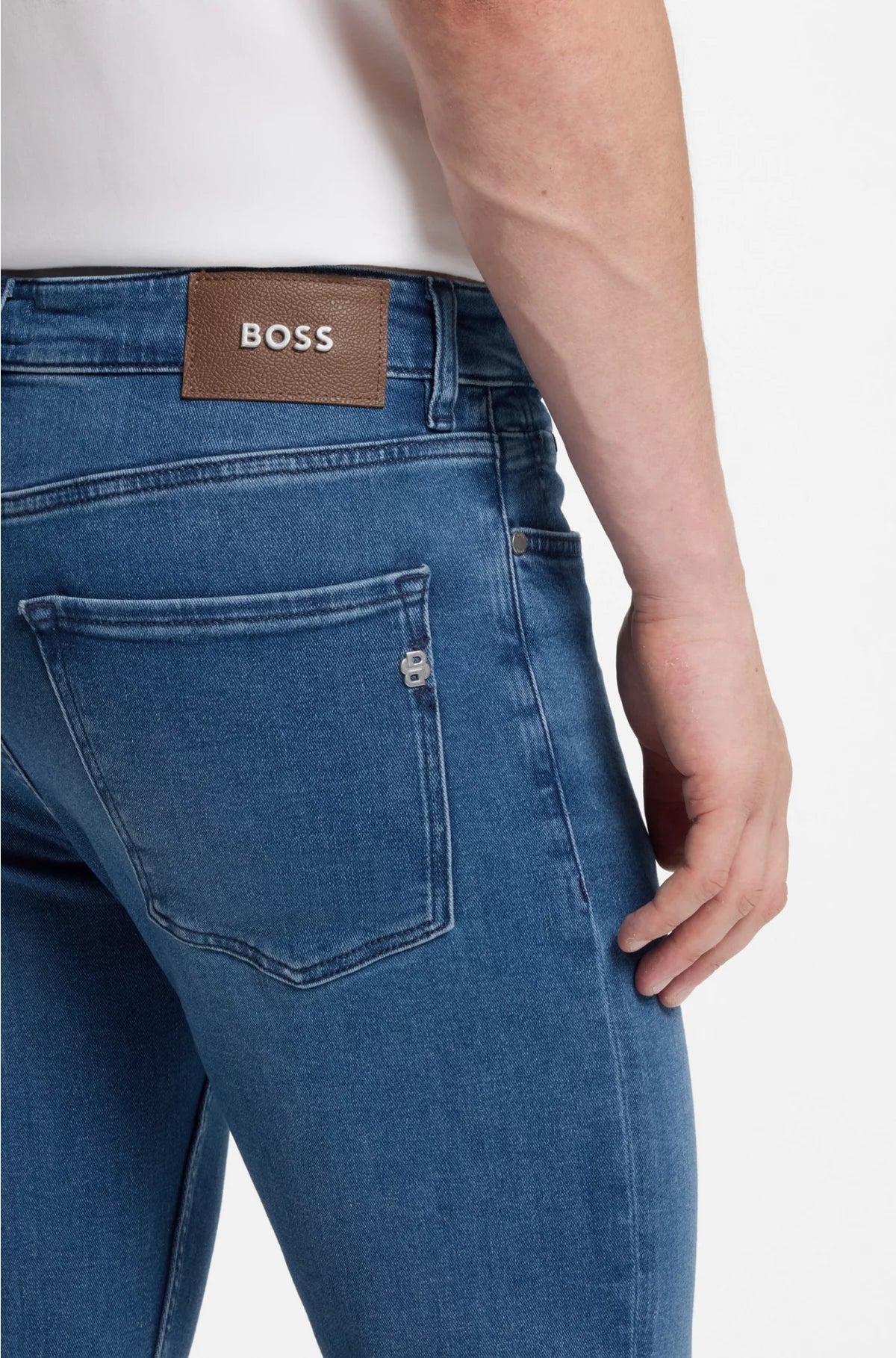 DELAWARE SLIM-FIT JEANS IN SUPER-SOFT BLUE DENIM