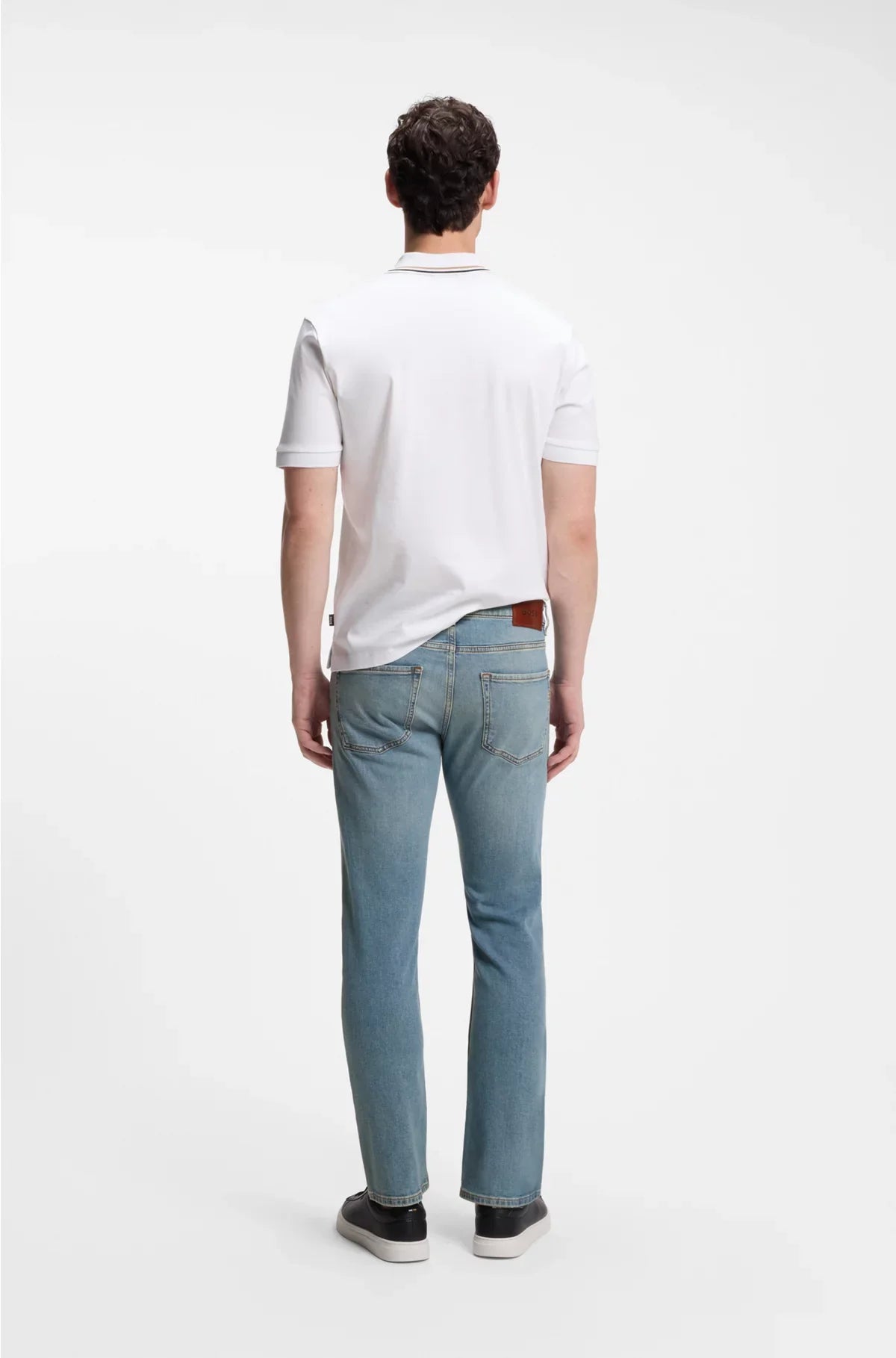 DELAWARE SLIM-FIT JEANS IN PURE-BLUE DENIM