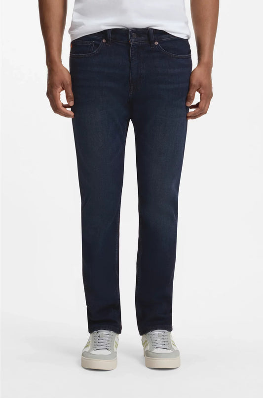 DELAWARE JEANS SLIM-FIT IN DENIM STRETCH COMFORT BLU PURO