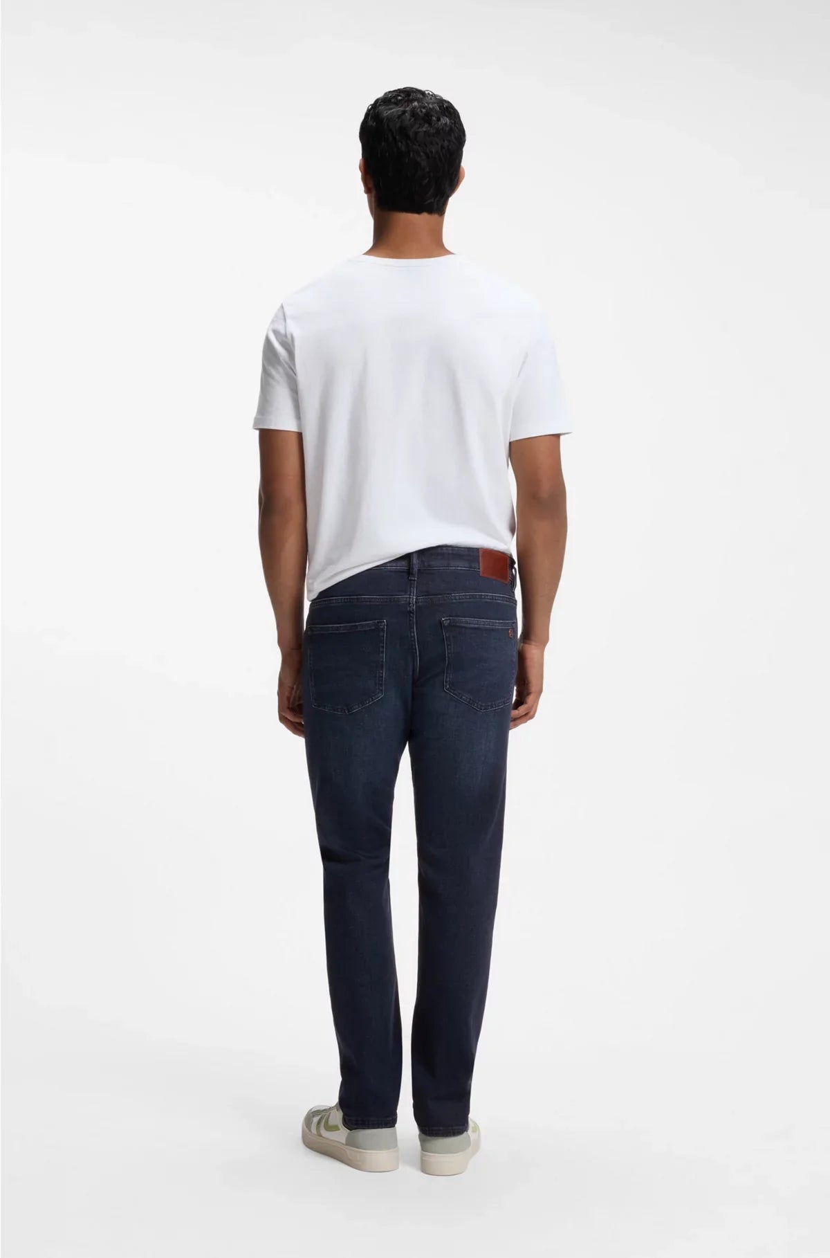 DELAWARE SLIM-FIT JEANS IN PURE-BLUE COMFORT-STRETCH DENIM