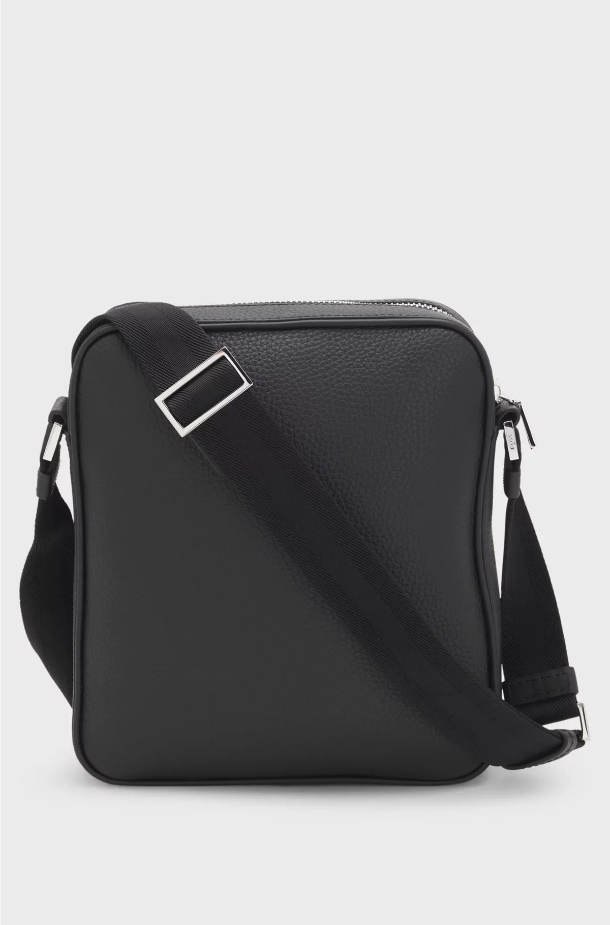 BORSA REPORTER IN PELLE ITALIANA GRANA CON LOGO IMPRESSO