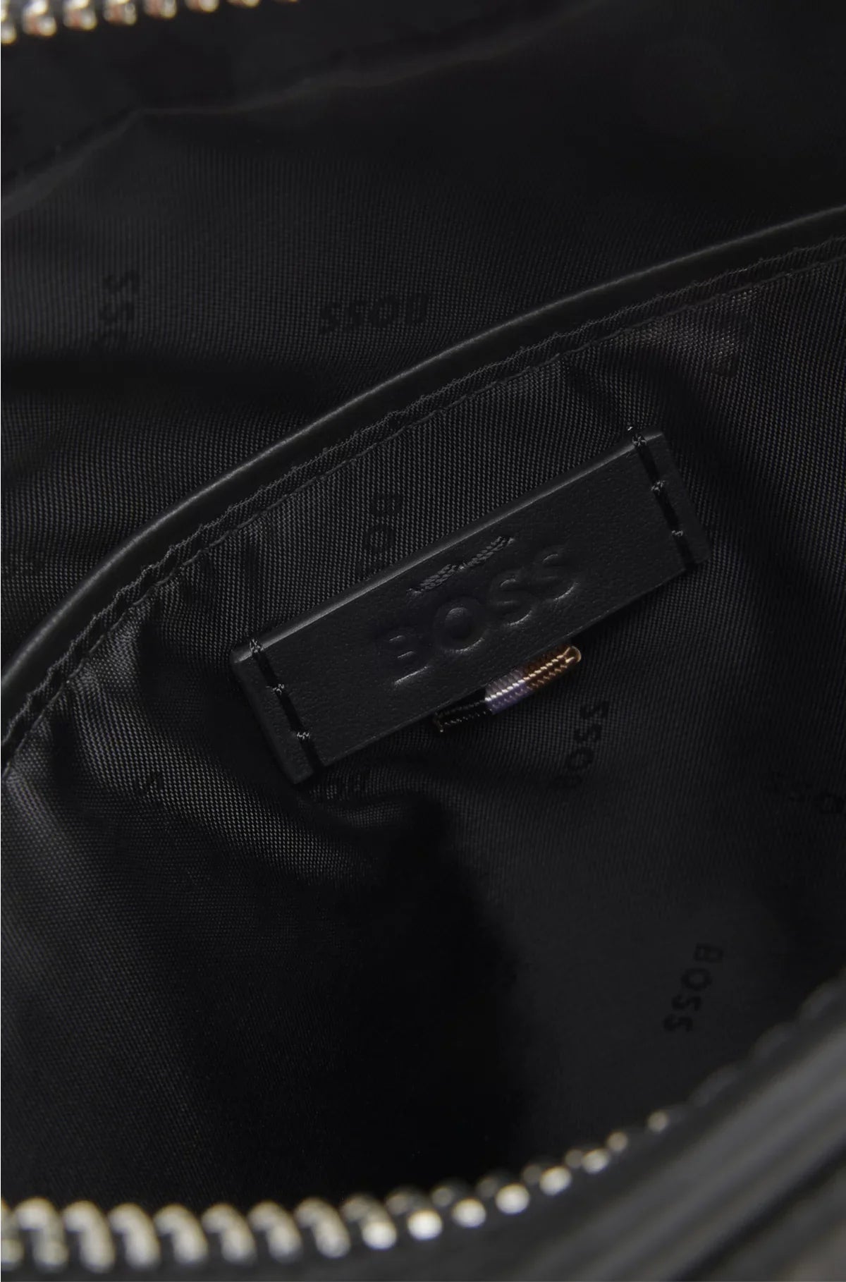 BORSA REPORTER IN PELLE ITALIANA GRANA CON LOGO IMPRESSO