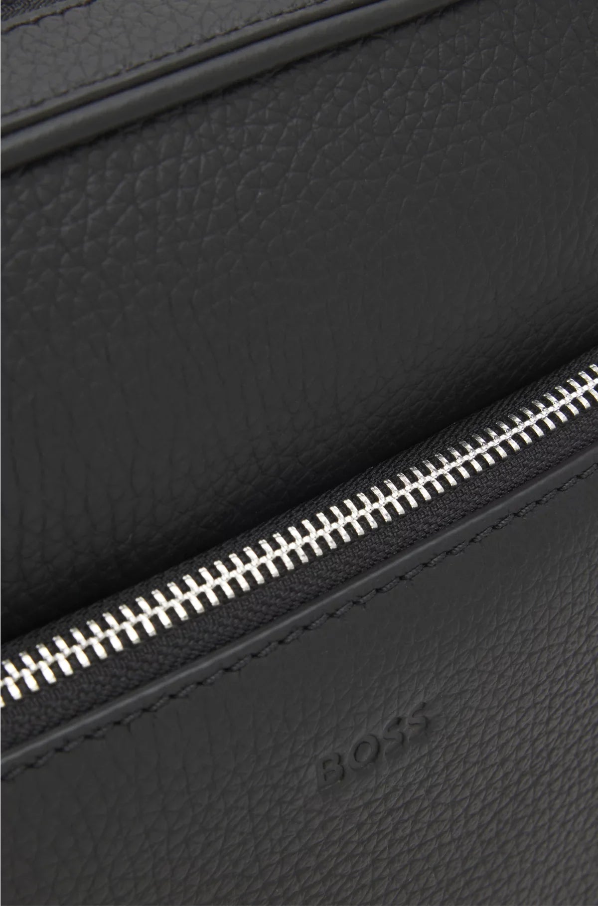 BORSA REPORTER IN PELLE ITALIANA GRANA CON LOGO IMPRESSO