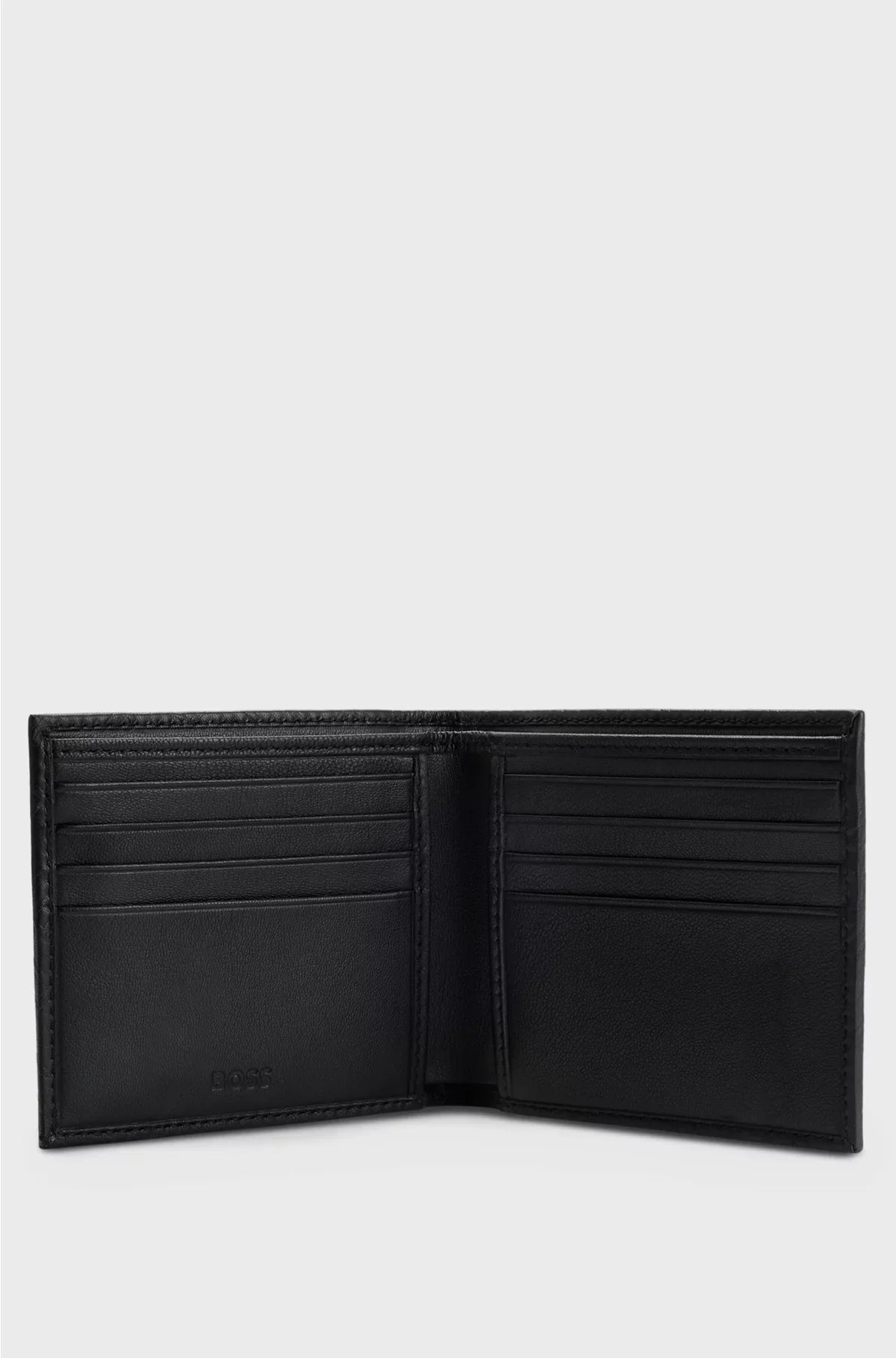 MONOGRAM-EMBOSSED LEATHER WALLET AND CARD HOLDER GIFT SET