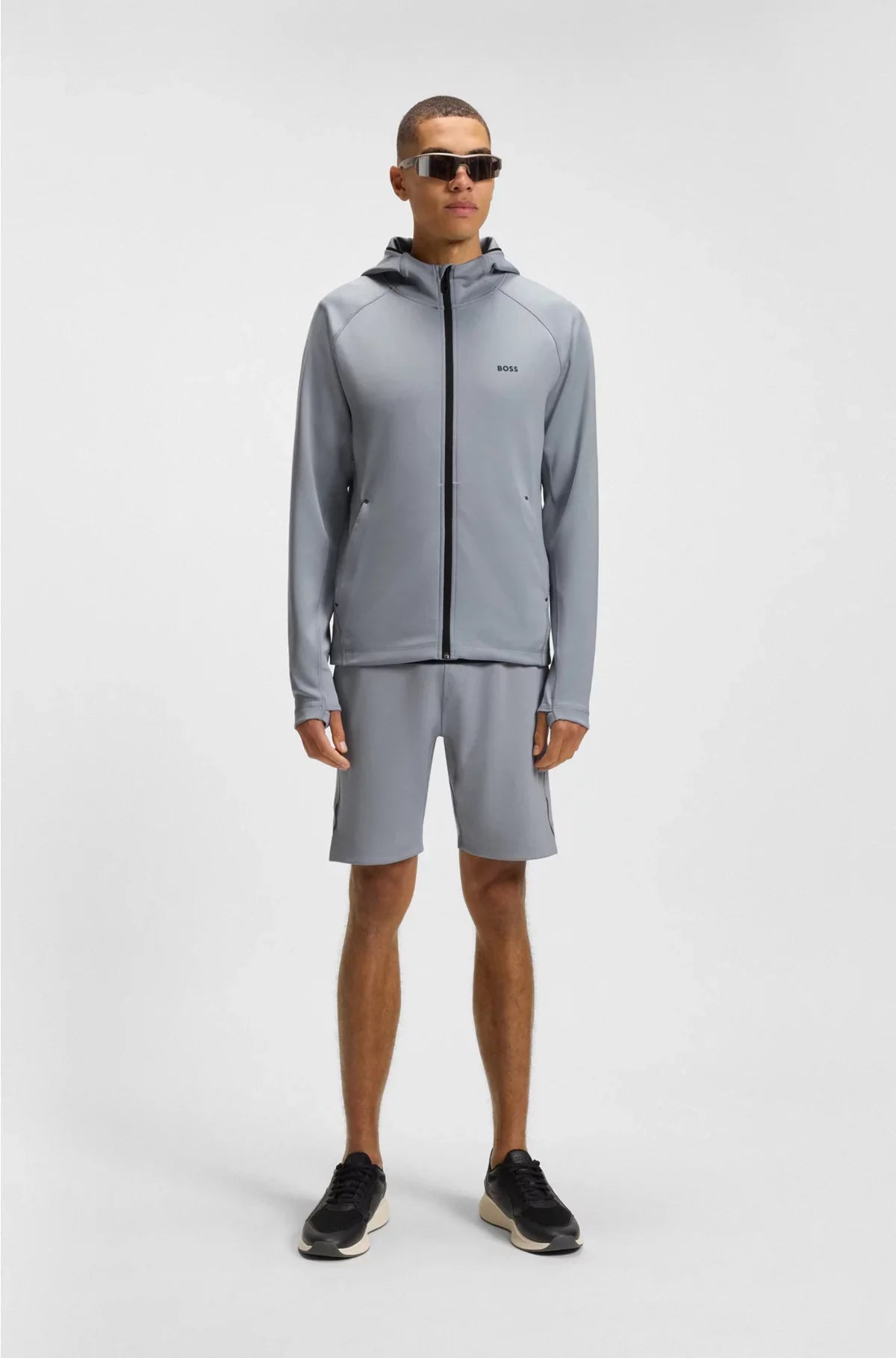 SHORTS ELASTICIZZATI ATTIVI CON DETTAGLI RIFLETTENTI DECORATIVI