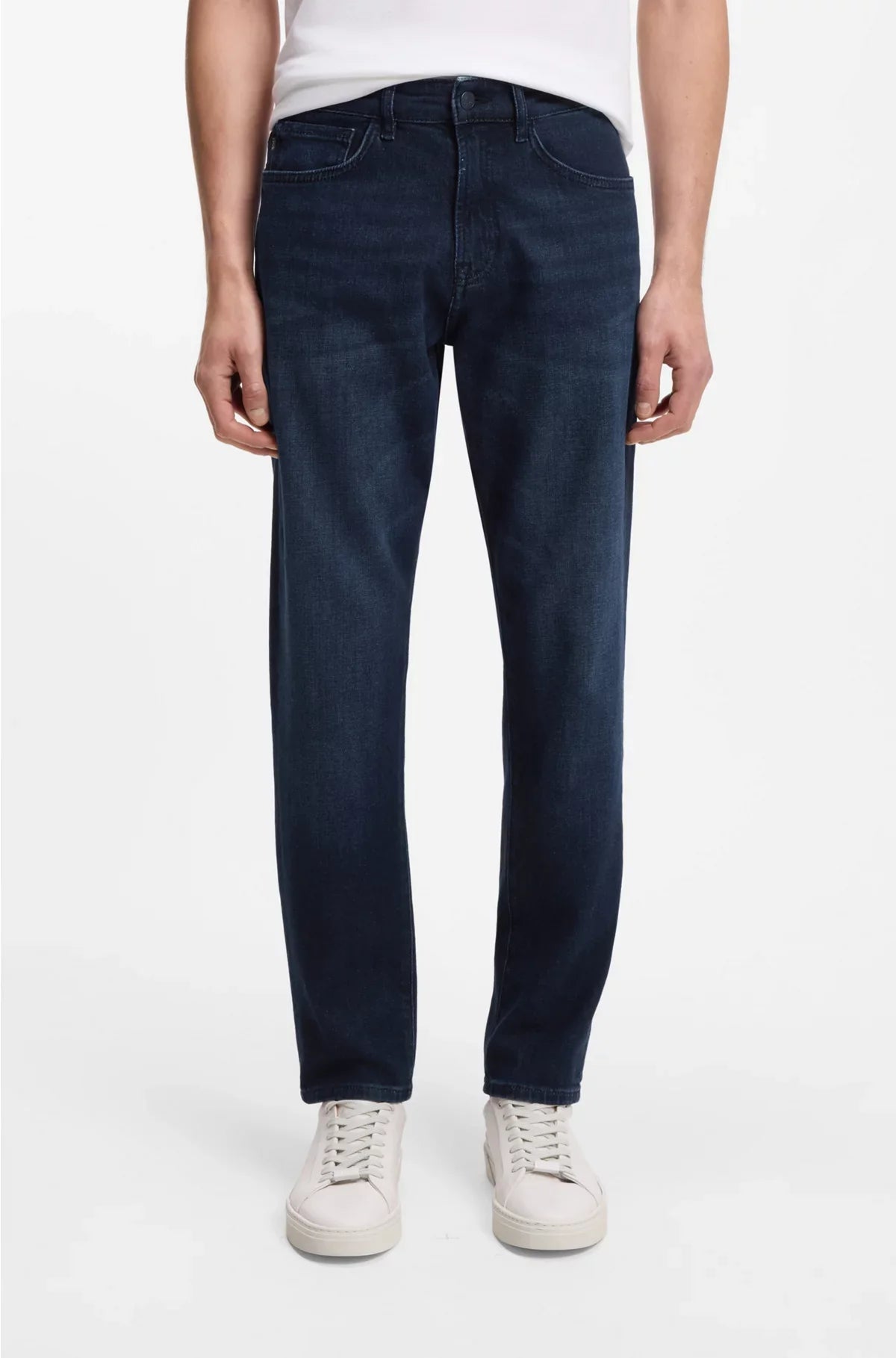 JEANS AFFUSOLATI IN DENIM STRETCH BLU COMFORT