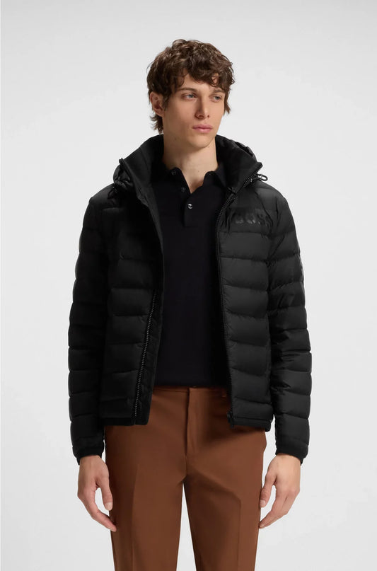 WATER-REPELLENT DOWN JACKET WITH TONAL LOGO