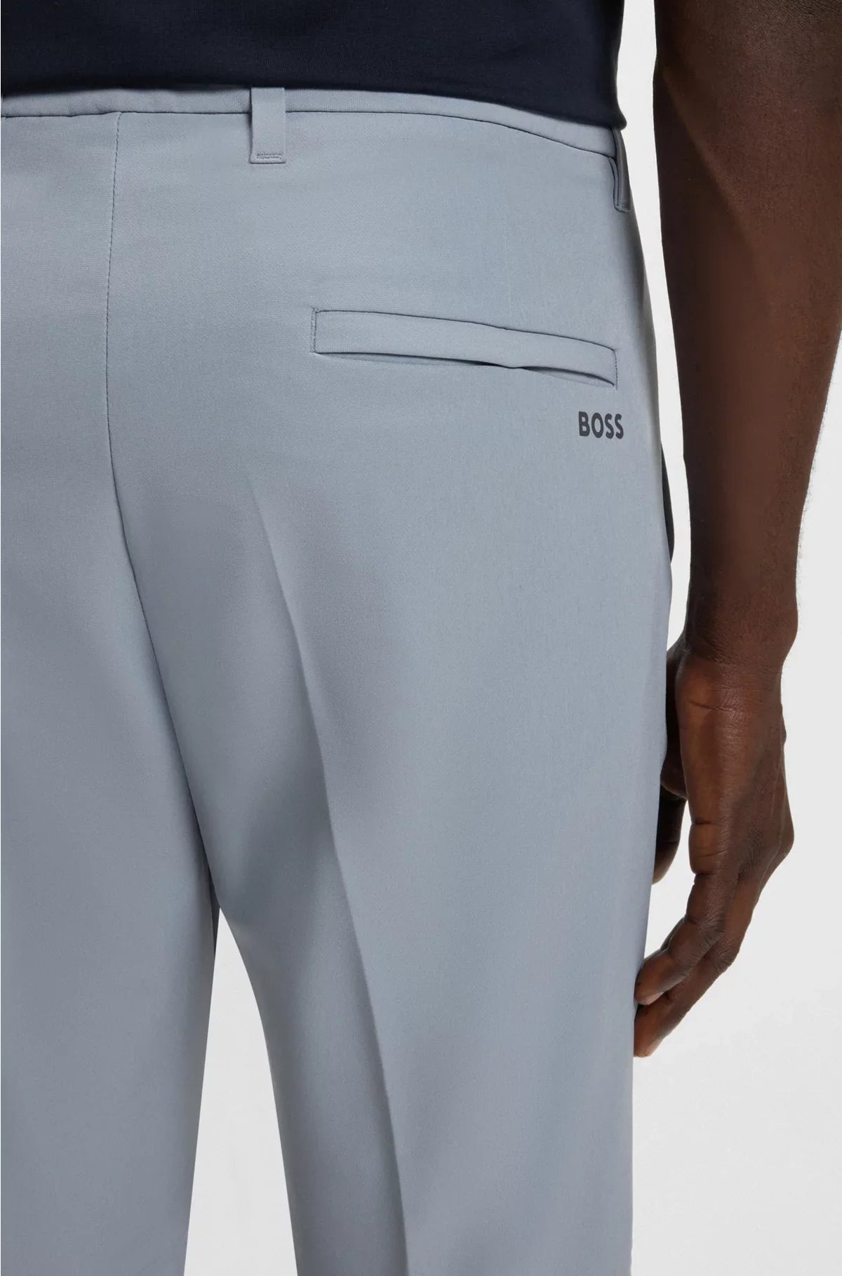 PANTALONI SLIM-FIT IN TESSUTO ELASTICIZZATO IDROREPELLENTE