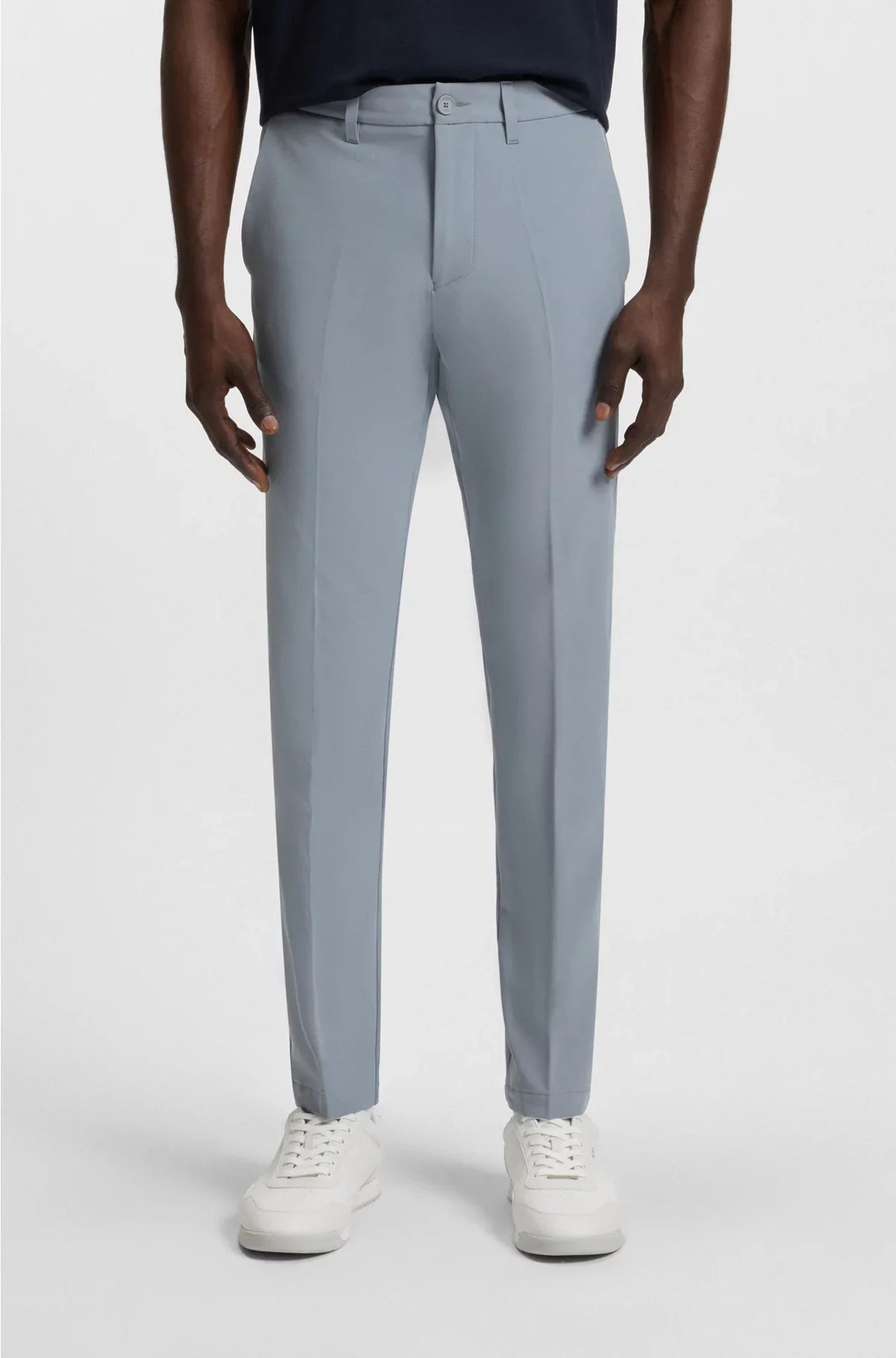 PANTALONI SLIM-FIT IN TESSUTO ELASTICIZZATO IDROREPELLENTE
