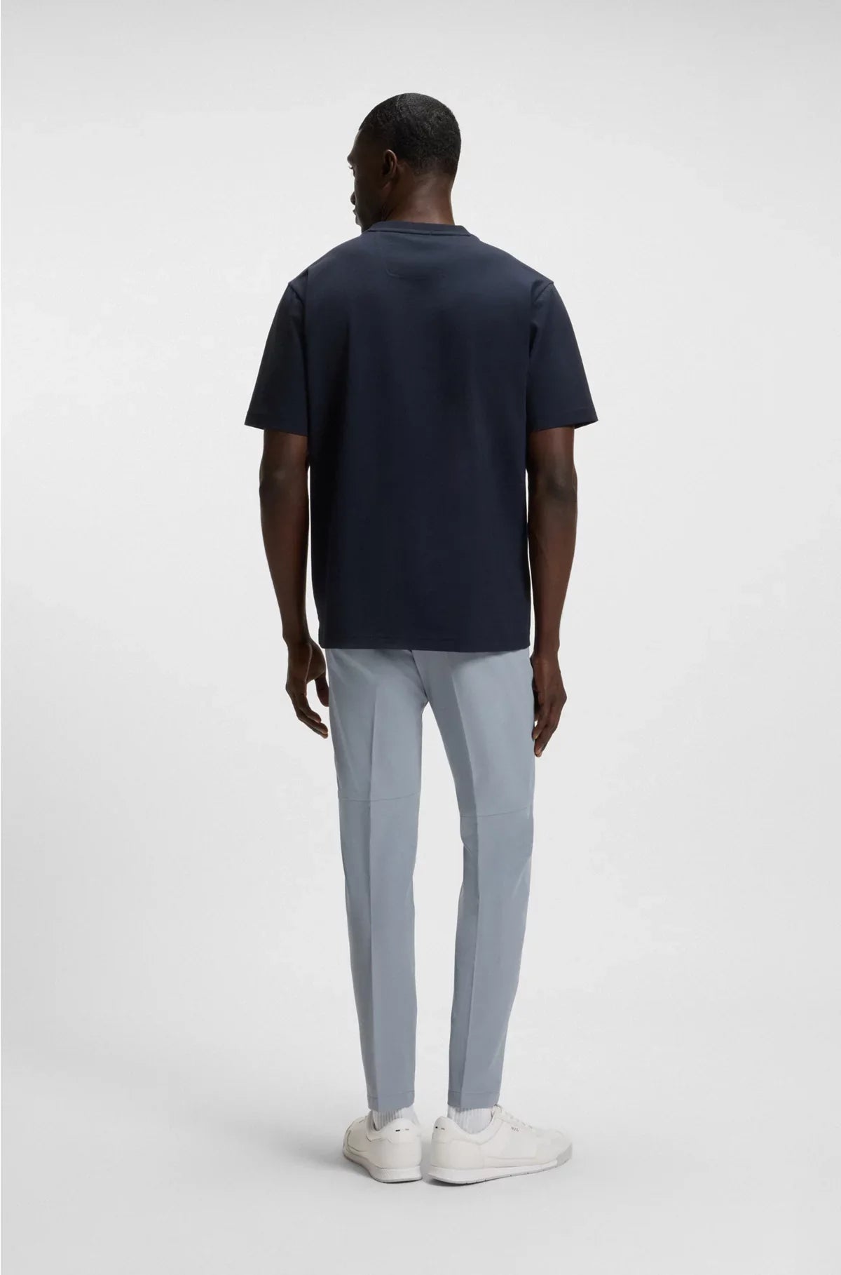 PANTALONI SLIM-FIT IN TESSUTO ELASTICIZZATO IDROREPELLENTE