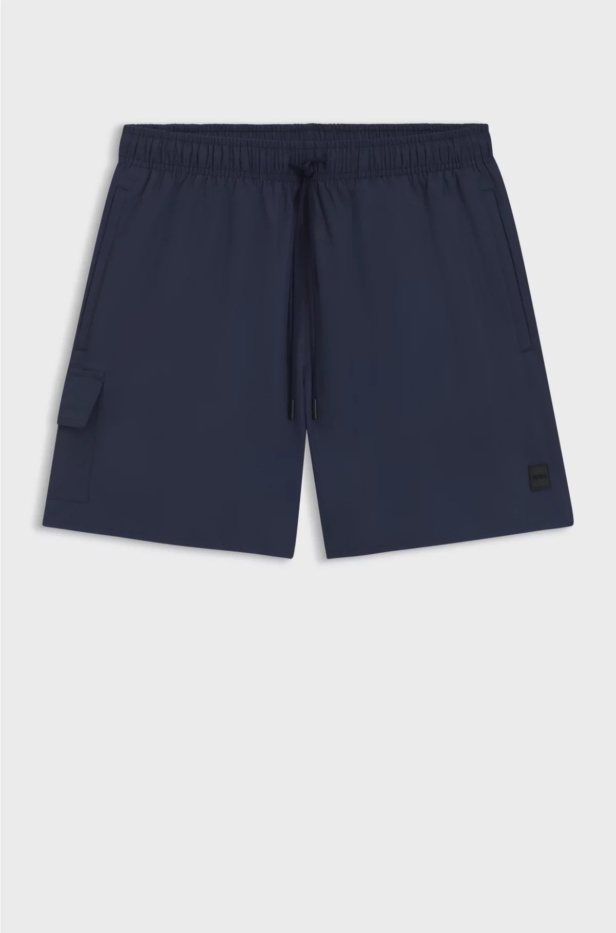 COSTUME A PANTALONCINO CON TASCHE CARGO E LOGO DISTINTIVO