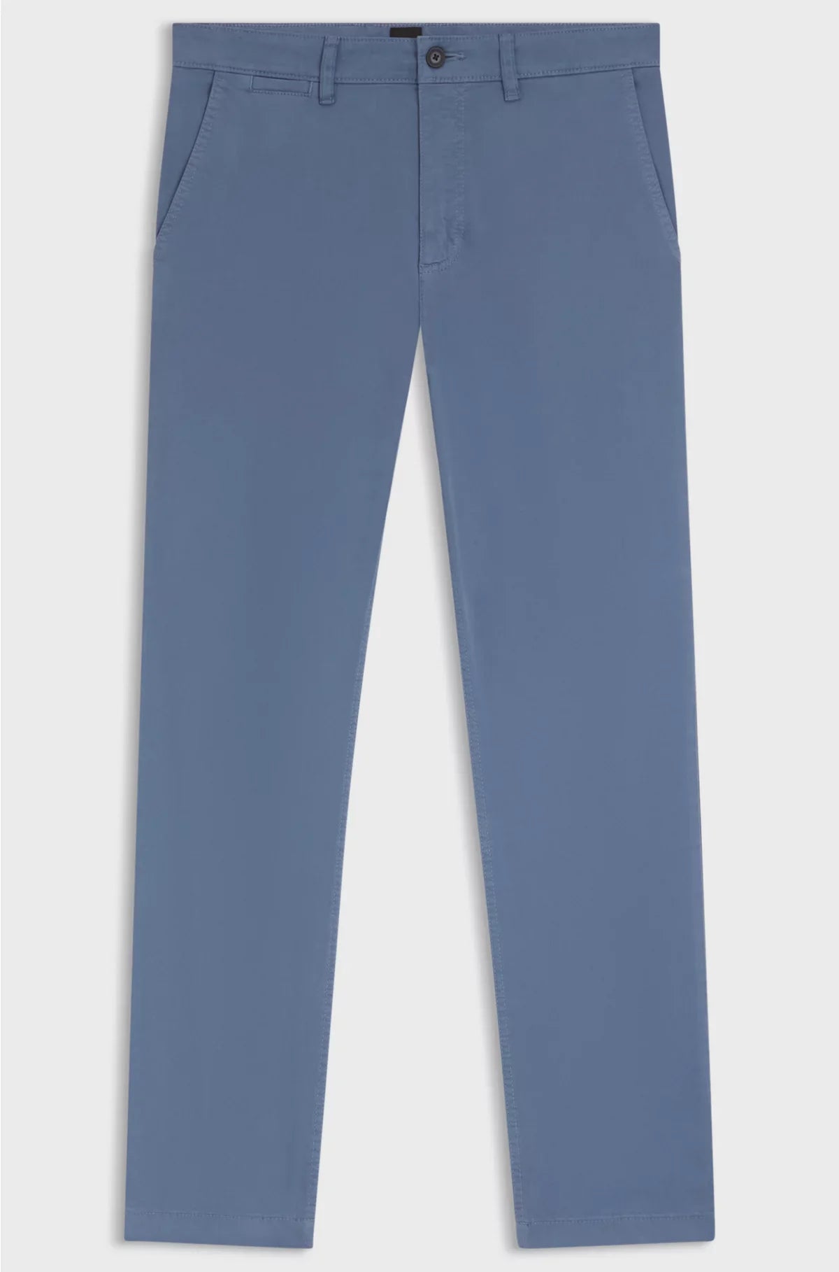 PANTALONI REGULAR FIT IN RASO DI COTONE STRETCH