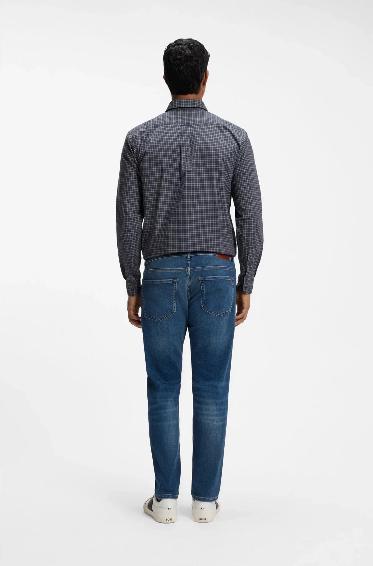 MAINE REGULAR-FIT JEANS IN BLUE SUPER-STRETCH DENIM