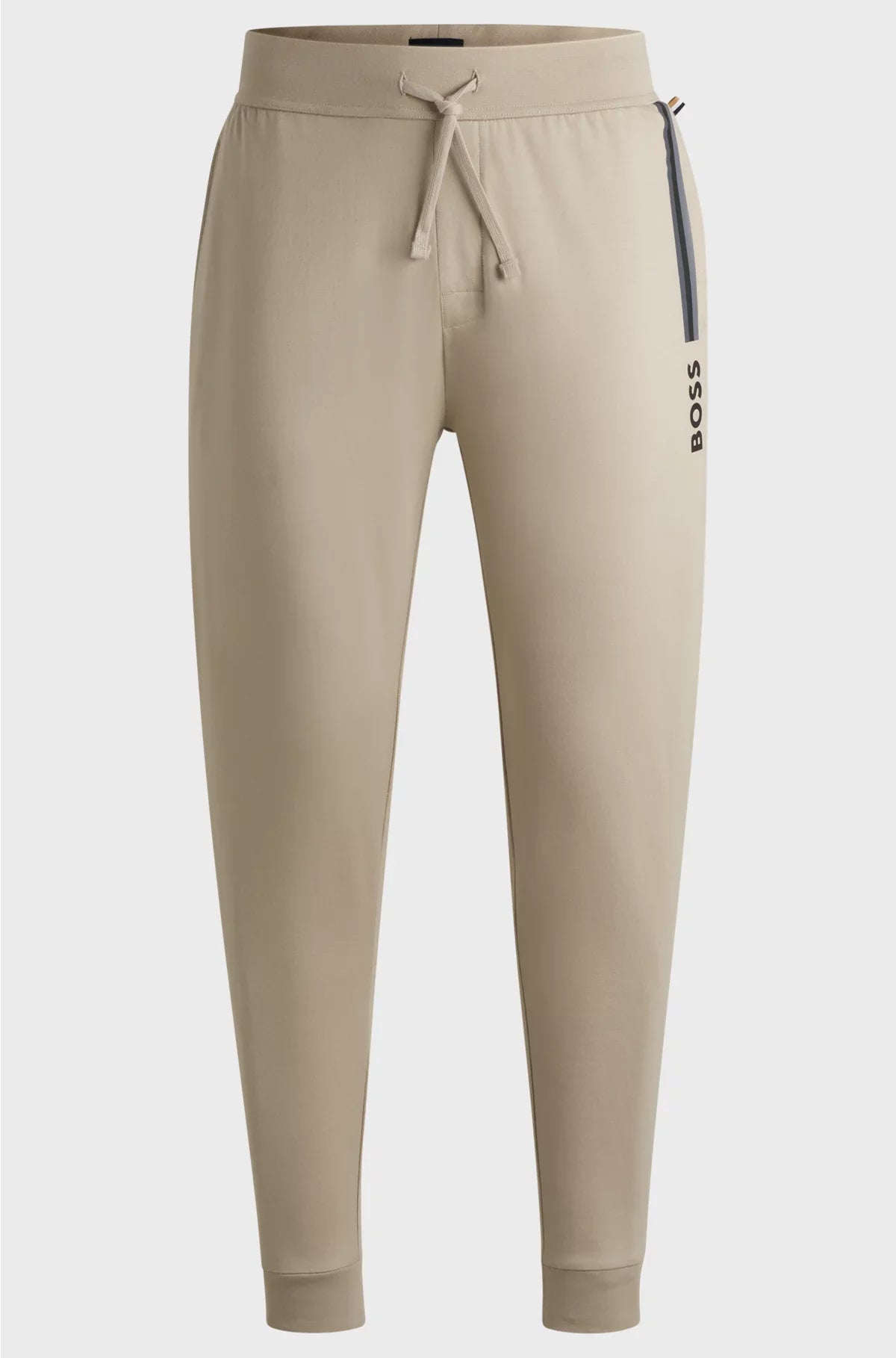 PANTALONI DELLA TUTA CON COULISSE IN SPUGNA DI COTONE CON STAMPA LOGO