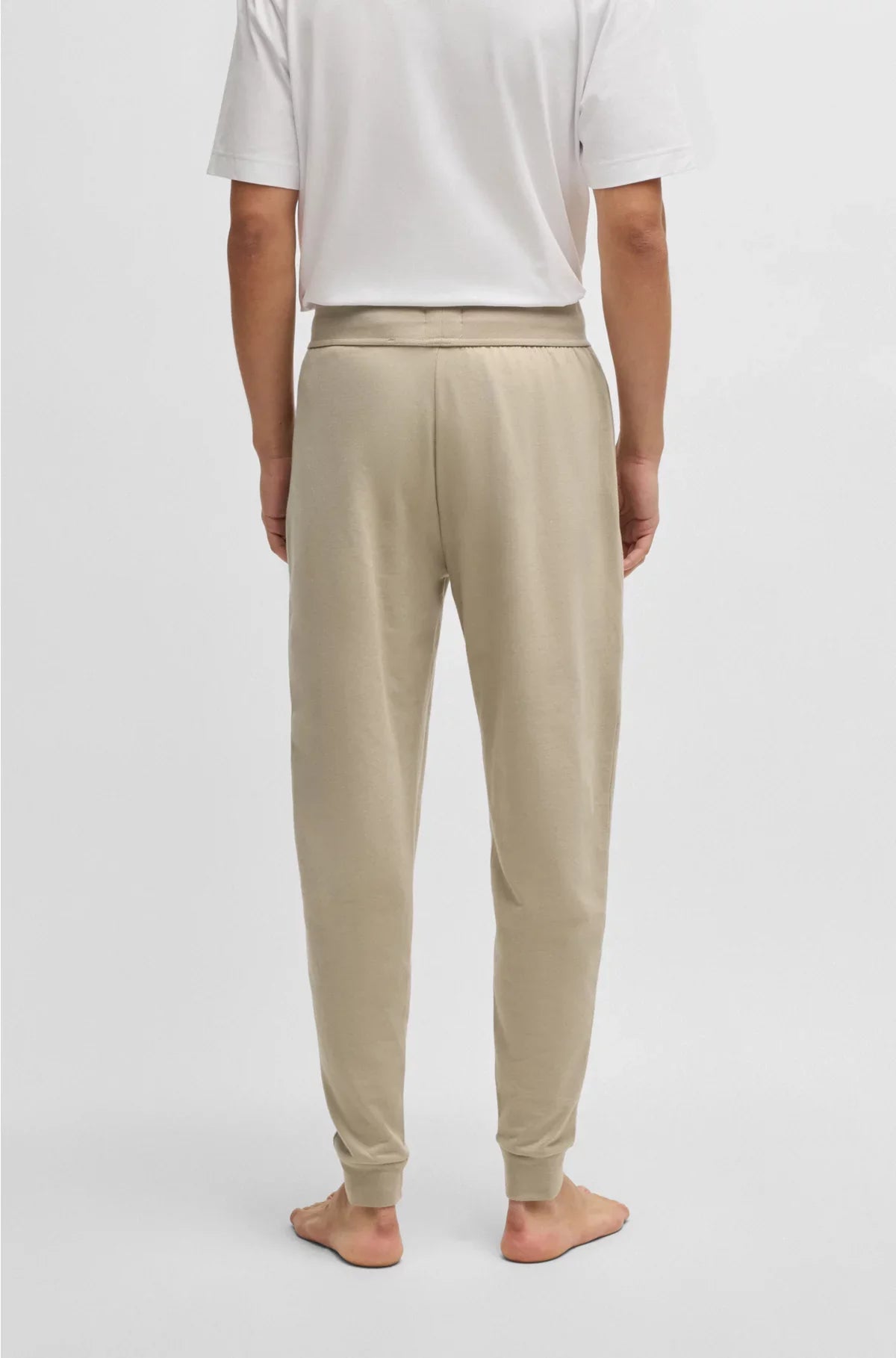 PANTALONI DELLA TUTA CON COULISSE IN SPUGNA DI COTONE CON STAMPA LOGO