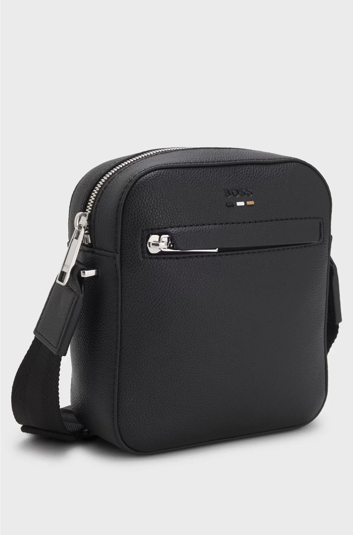 REPORTER BAG WITH EMBOSSED LOGO