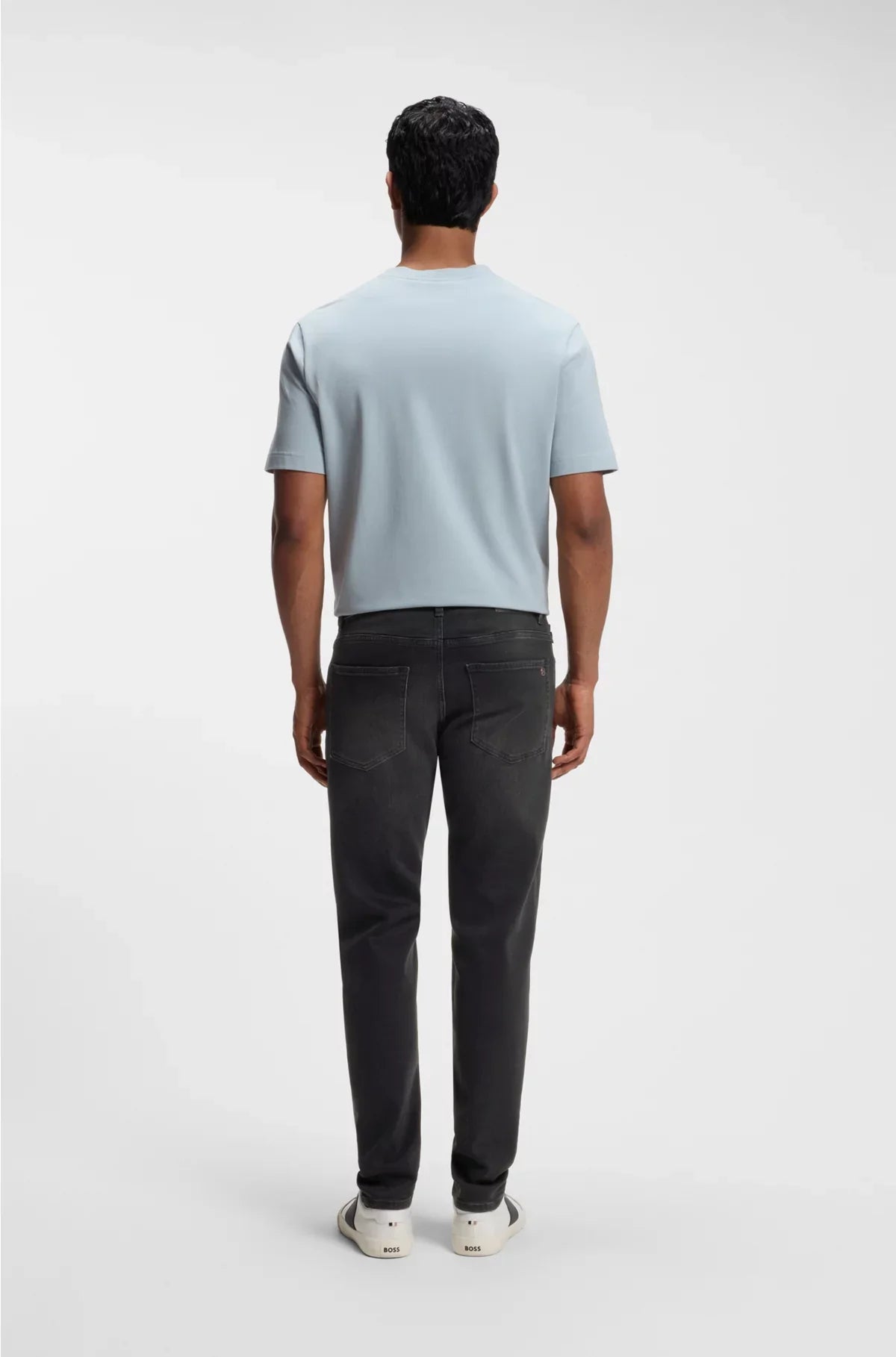 JEANS AFFUSOLATI IN DENIM STRETCH COMFORT NERO