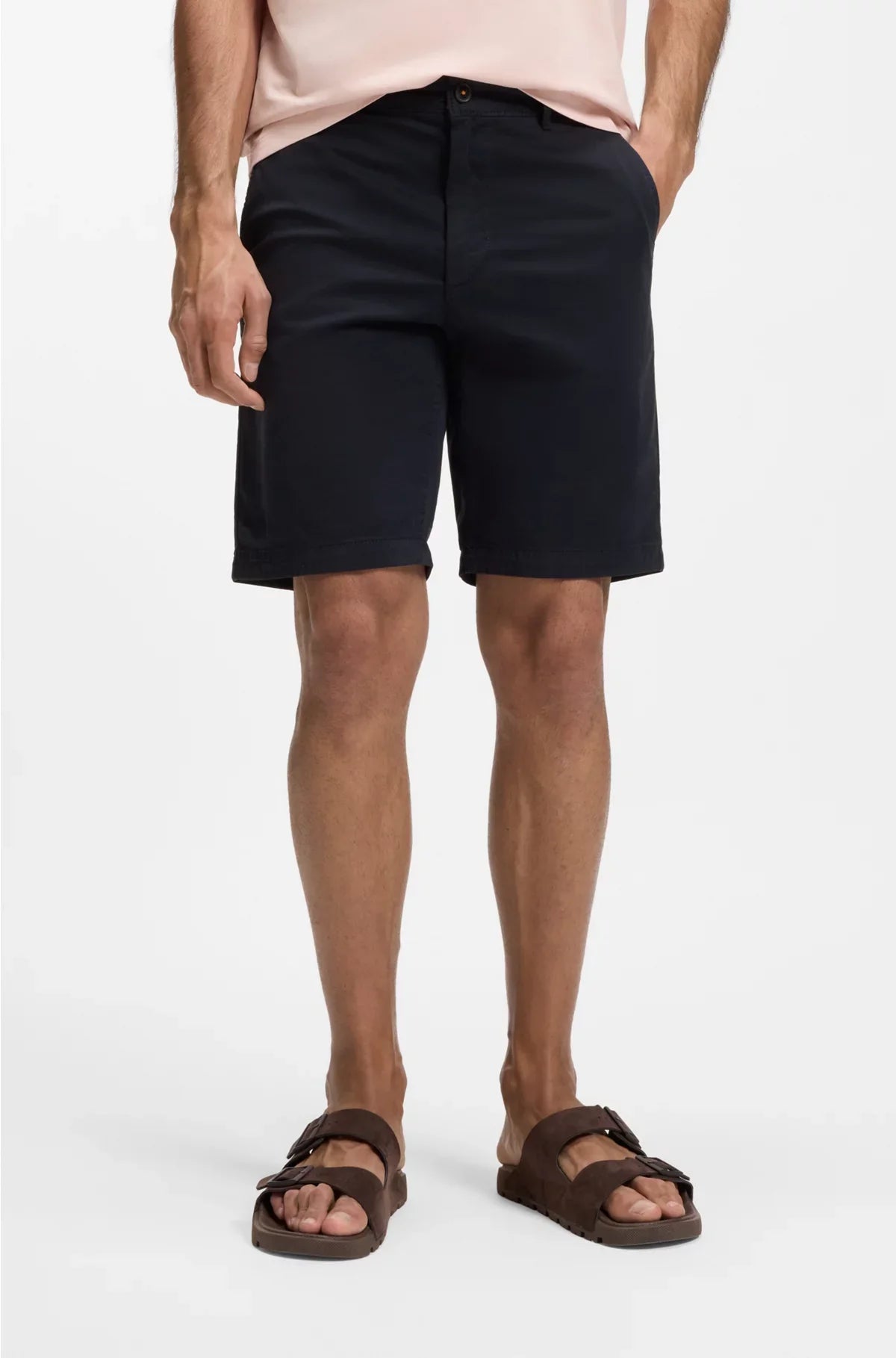 SHORTS SLIM-FIT IN TWILL DI COTONE STRETCH