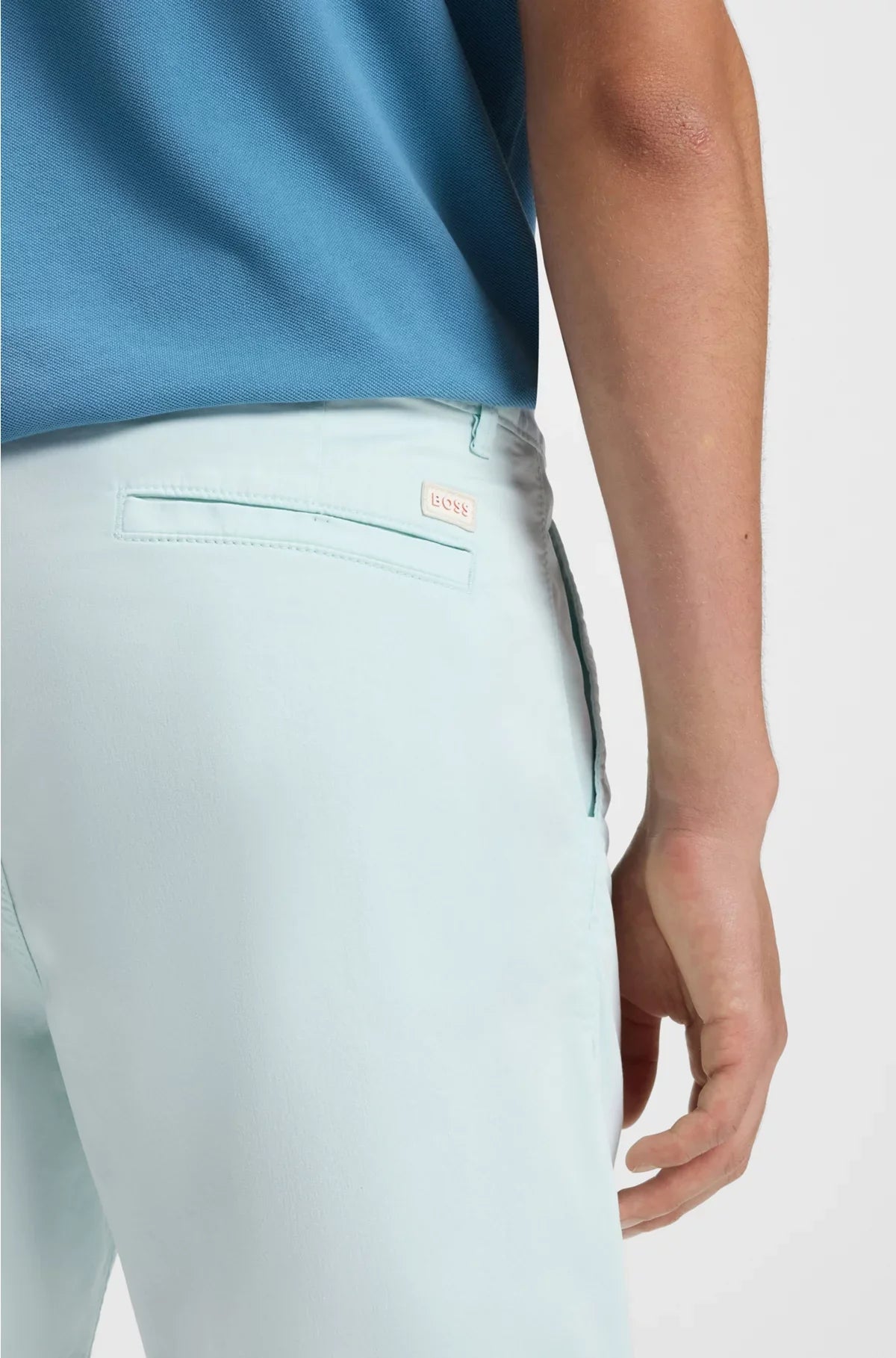 SHORTS SLIM-FIT IN TWILL DI COTONE STRETCH