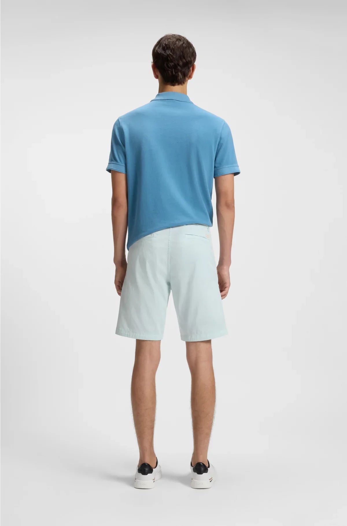 SHORTS SLIM-FIT IN TWILL DI COTONE STRETCH