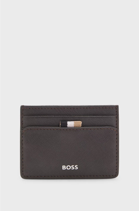 CARD HOLDER WITH FOIL-EMBOSSED LOGO