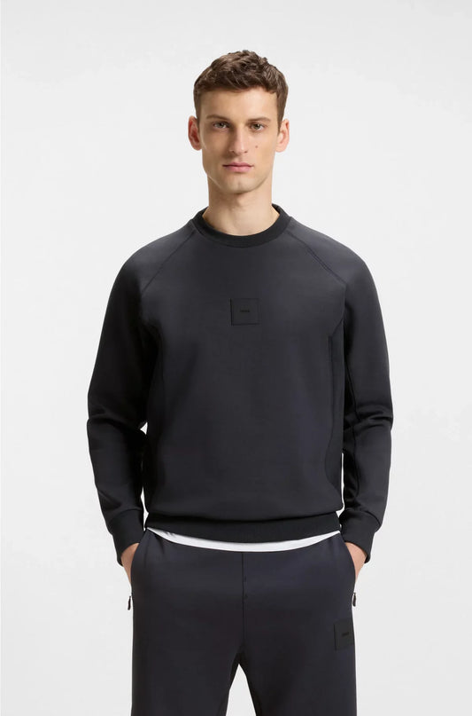 FELPA IN MISTO COTONE ELASTICIZZATO