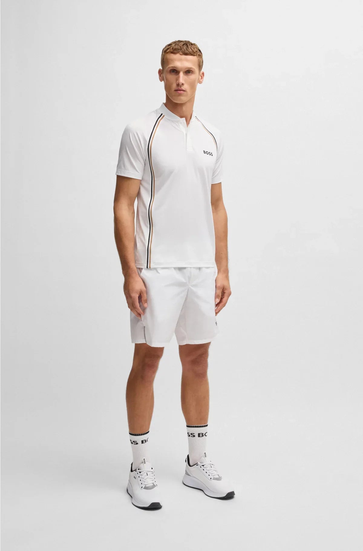 ACTIVE SLIM-FIT POLO SHIRT IN SUPER-STRETCH MESH