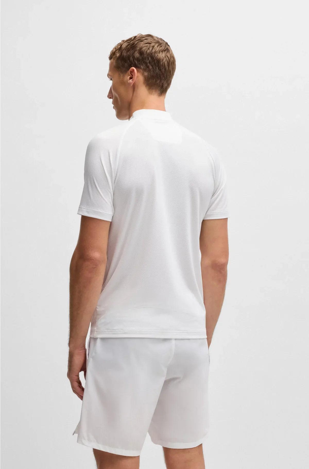 ACTIVE SLIM-FIT POLO SHIRT IN SUPER-STRETCH MESH