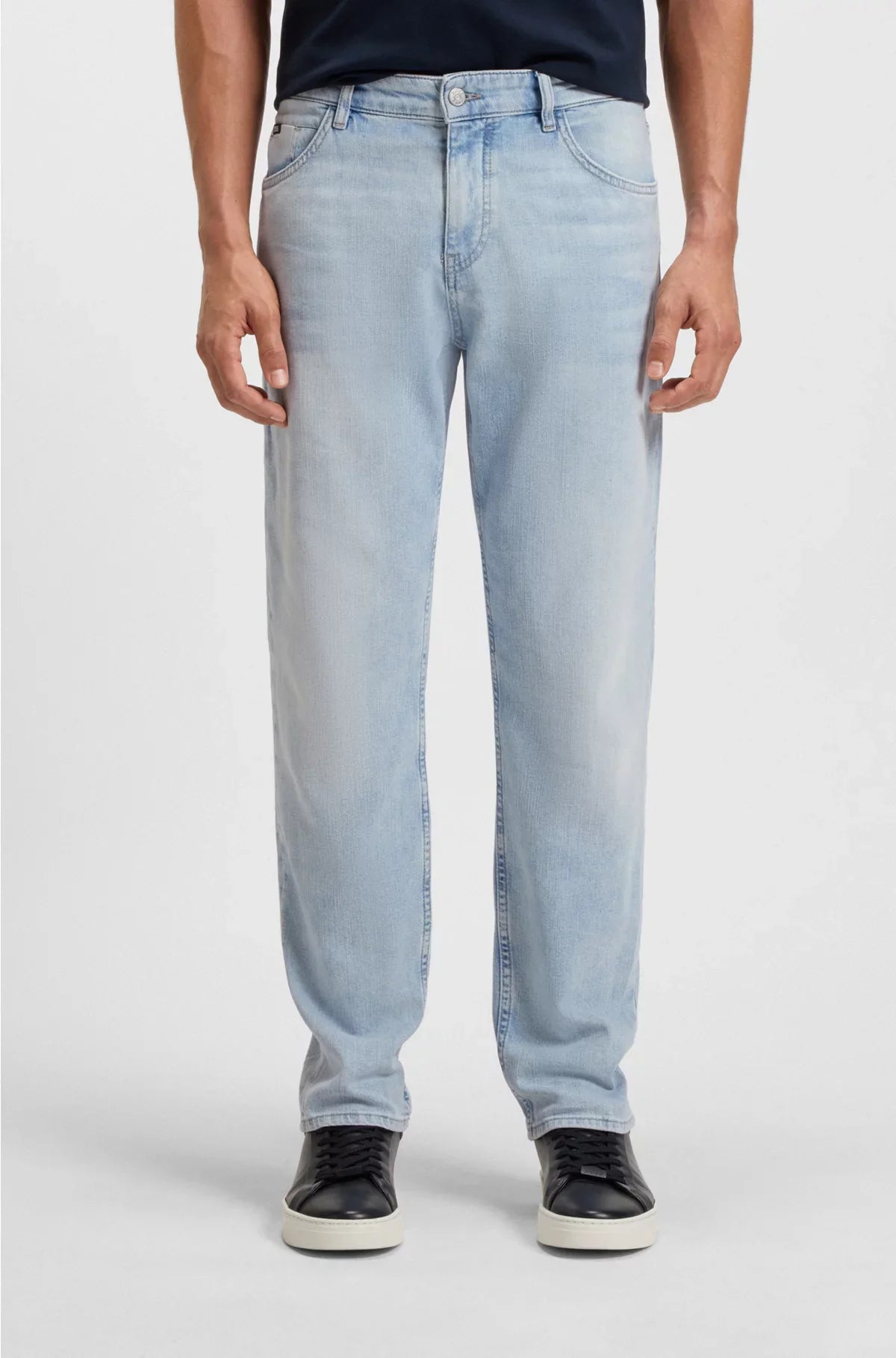 MAINE REGULAR-FIT JEANS IN BLUE MECHANICAL-STRETCH DENIM