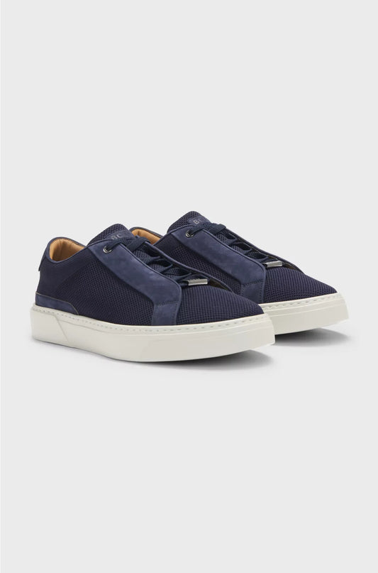 GARY LOW-TOP TRAINERS WITH BREATHABLE KNIT UPPERS